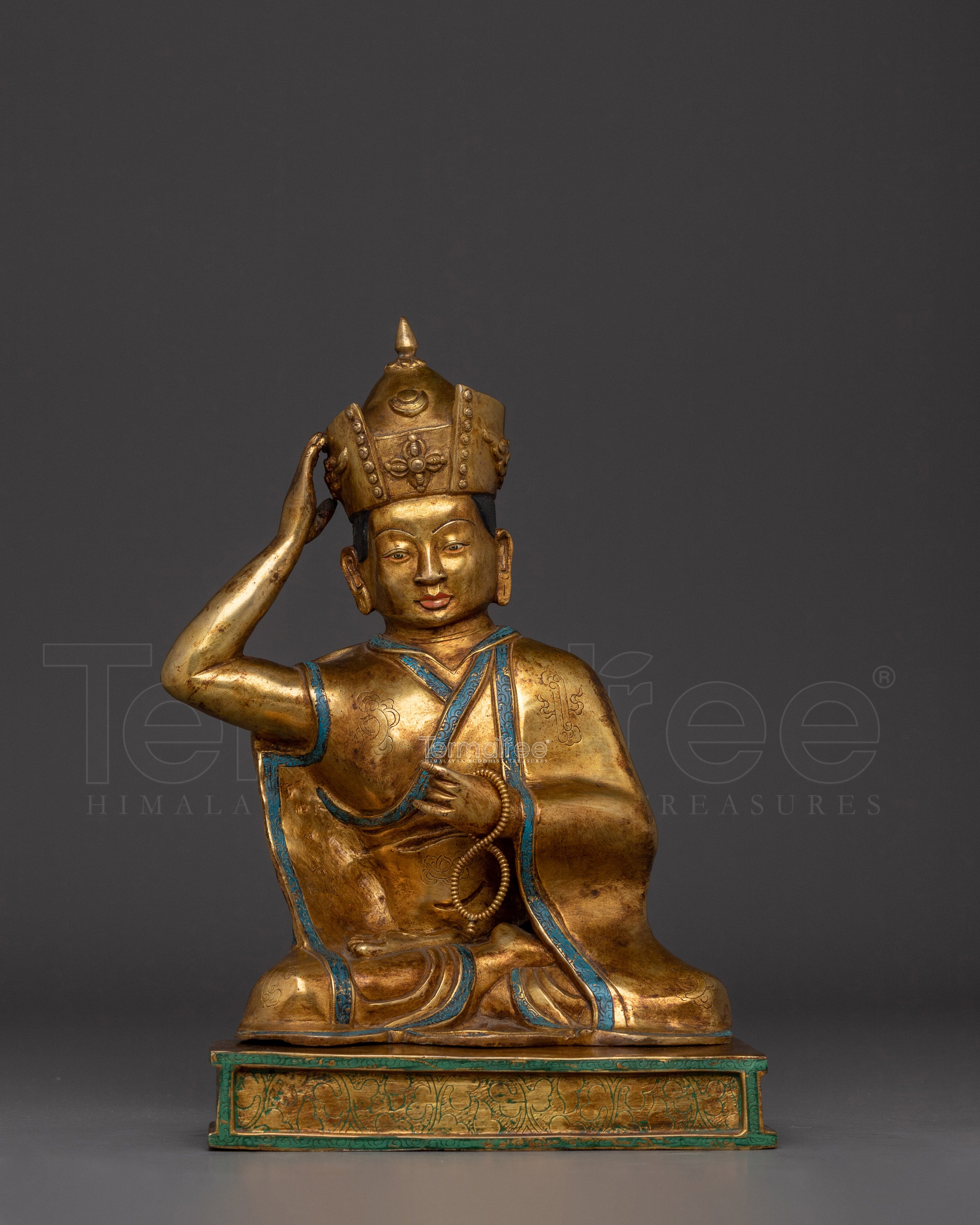 16th Gyalwa Karmapa Sculpture | Spiritual Master from Karma Kagyu Lineage