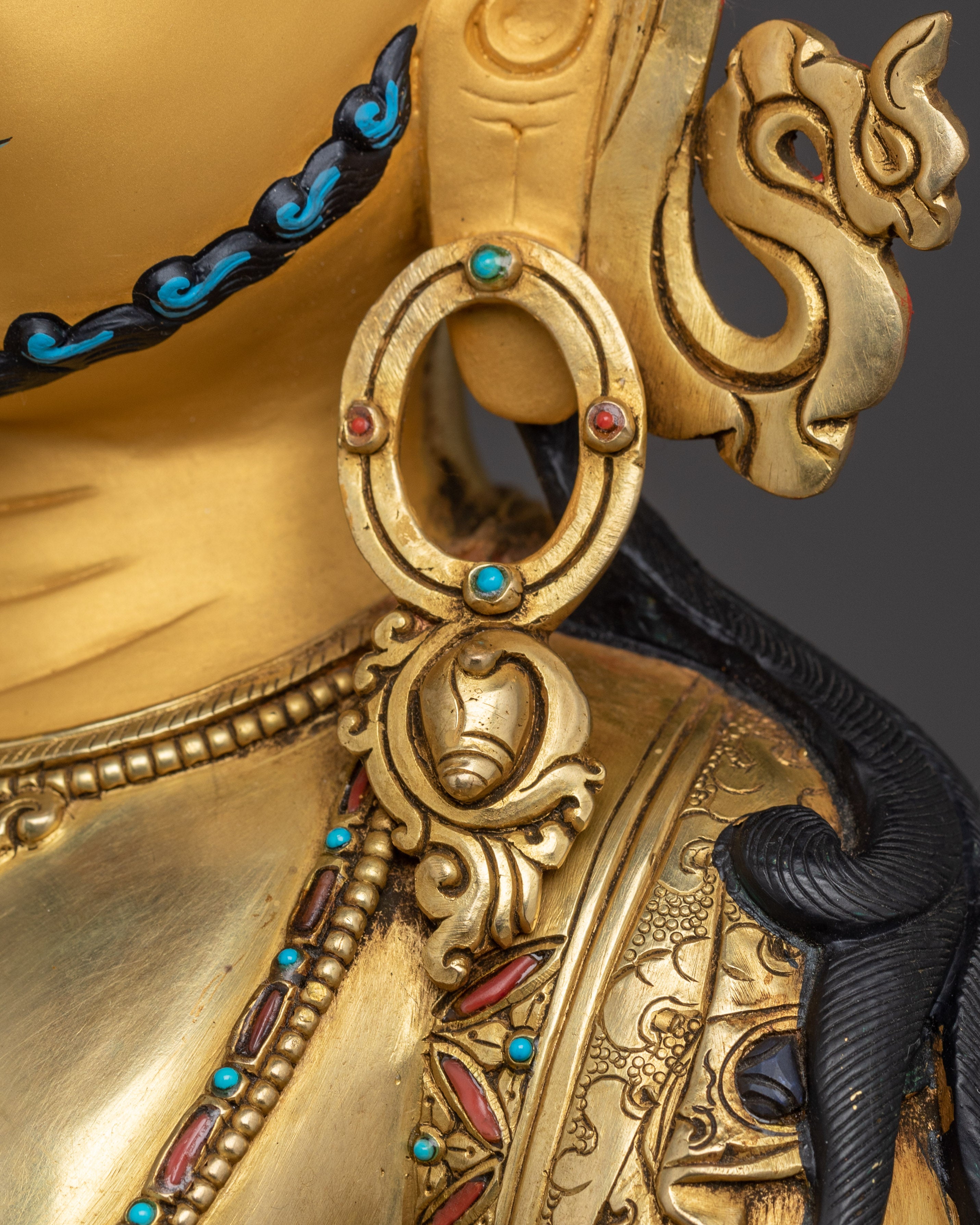 Dzambhala Lord of Fortune Statue | Tibetan Buddhism Wealth Deity