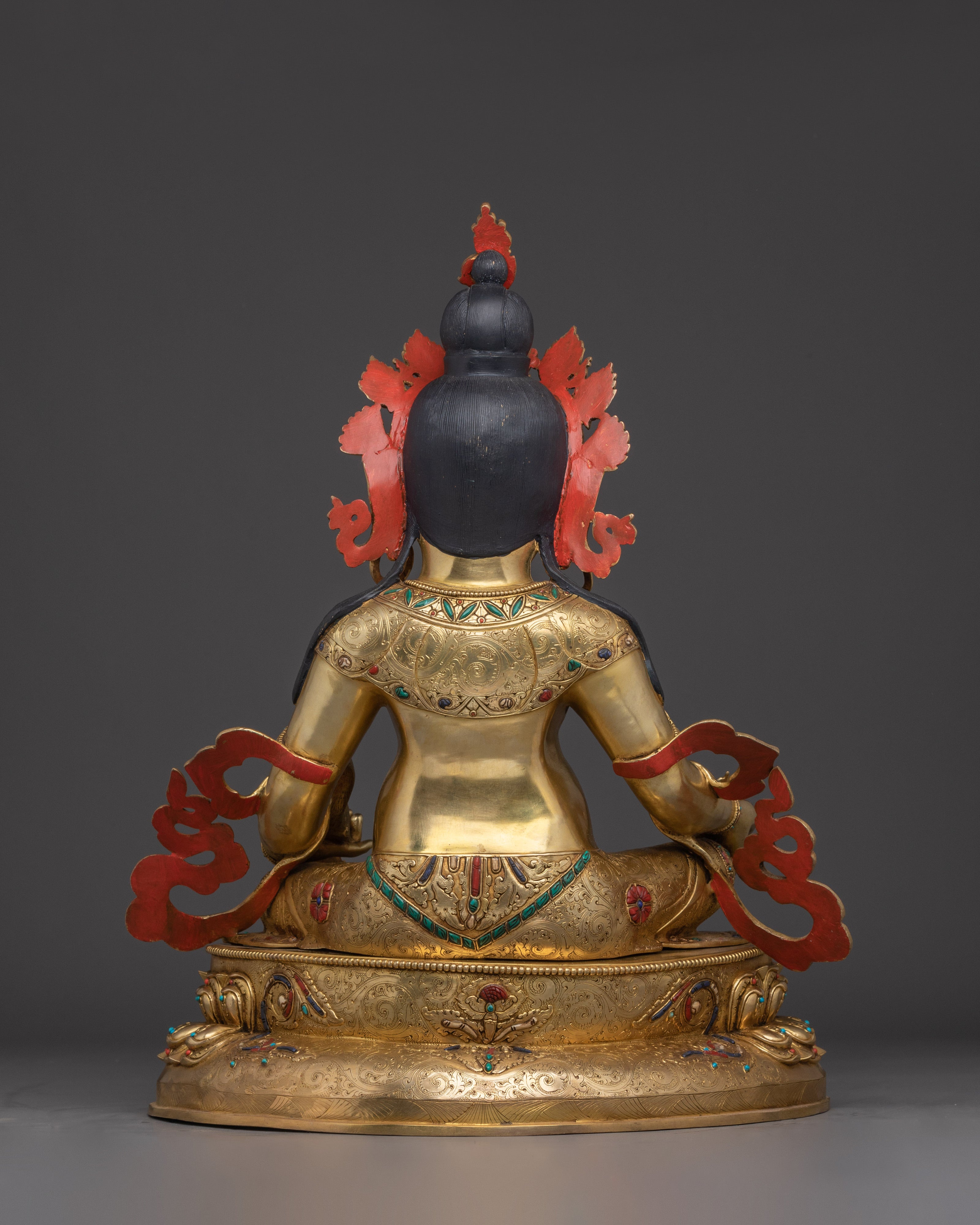 Dzambhala Lord of Fortune Statue | Tibetan Buddhism Wealth Deity