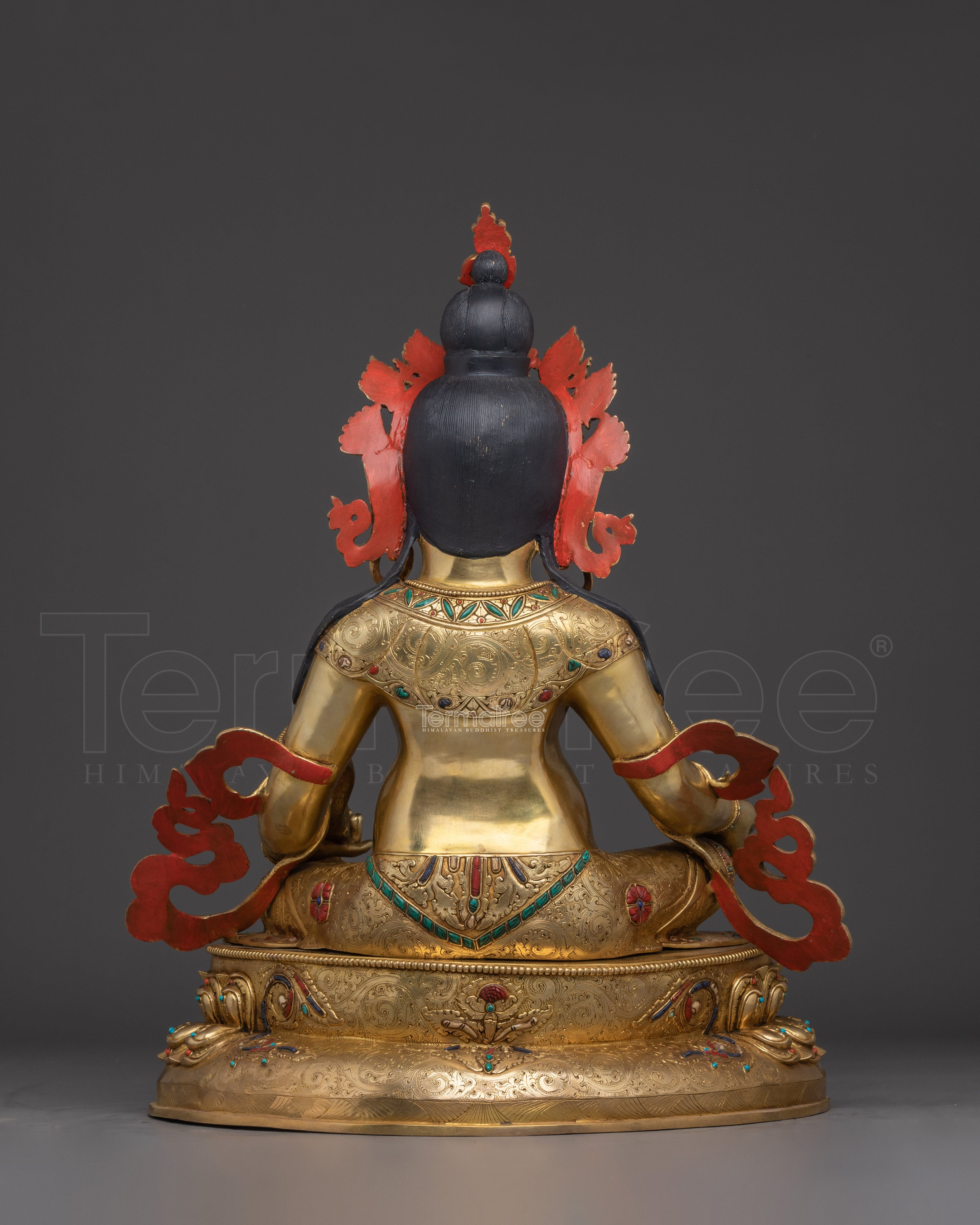 Dzambhala Lord of Fortune Statue | Tibetan Buddhism Wealth Deity