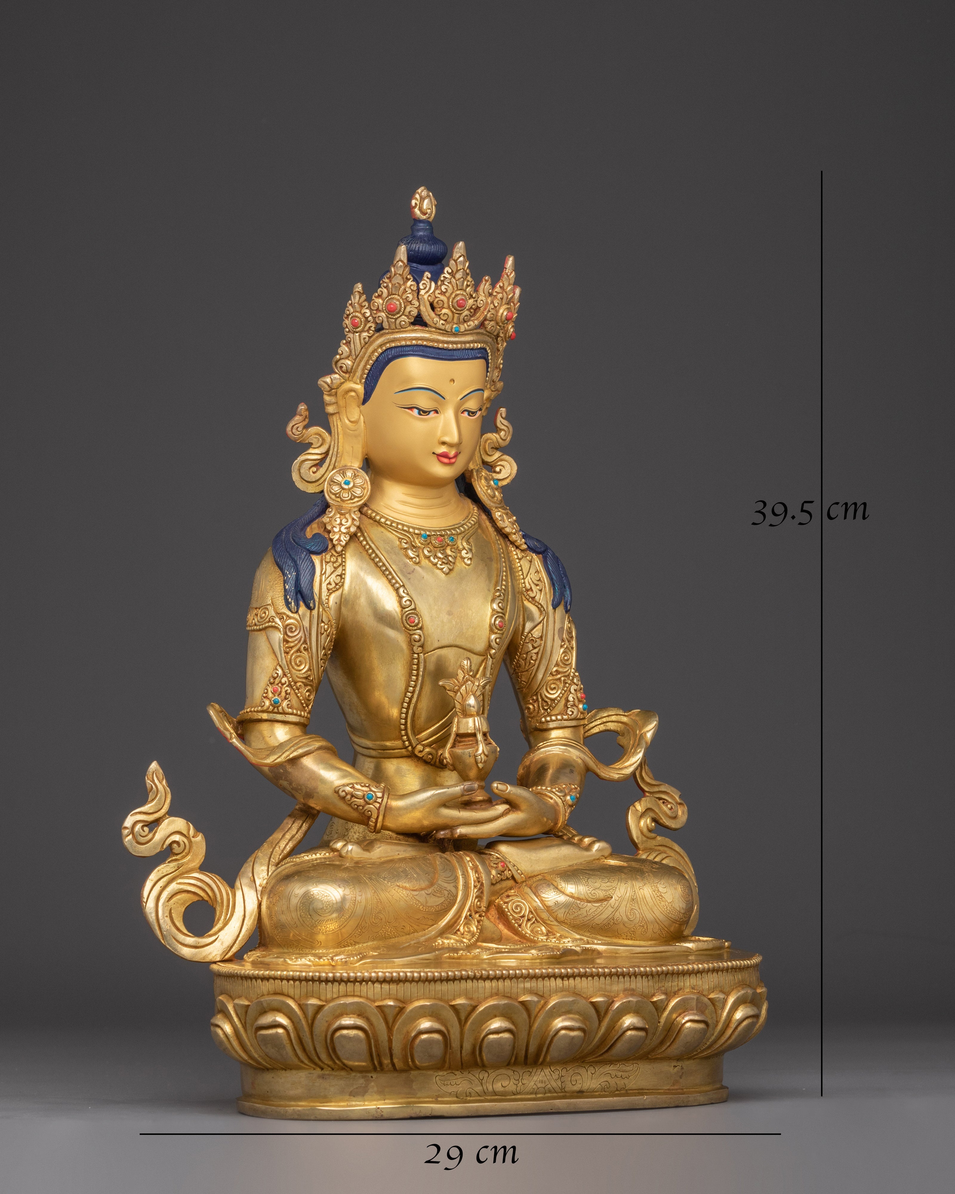 golden-amitayus-figurine