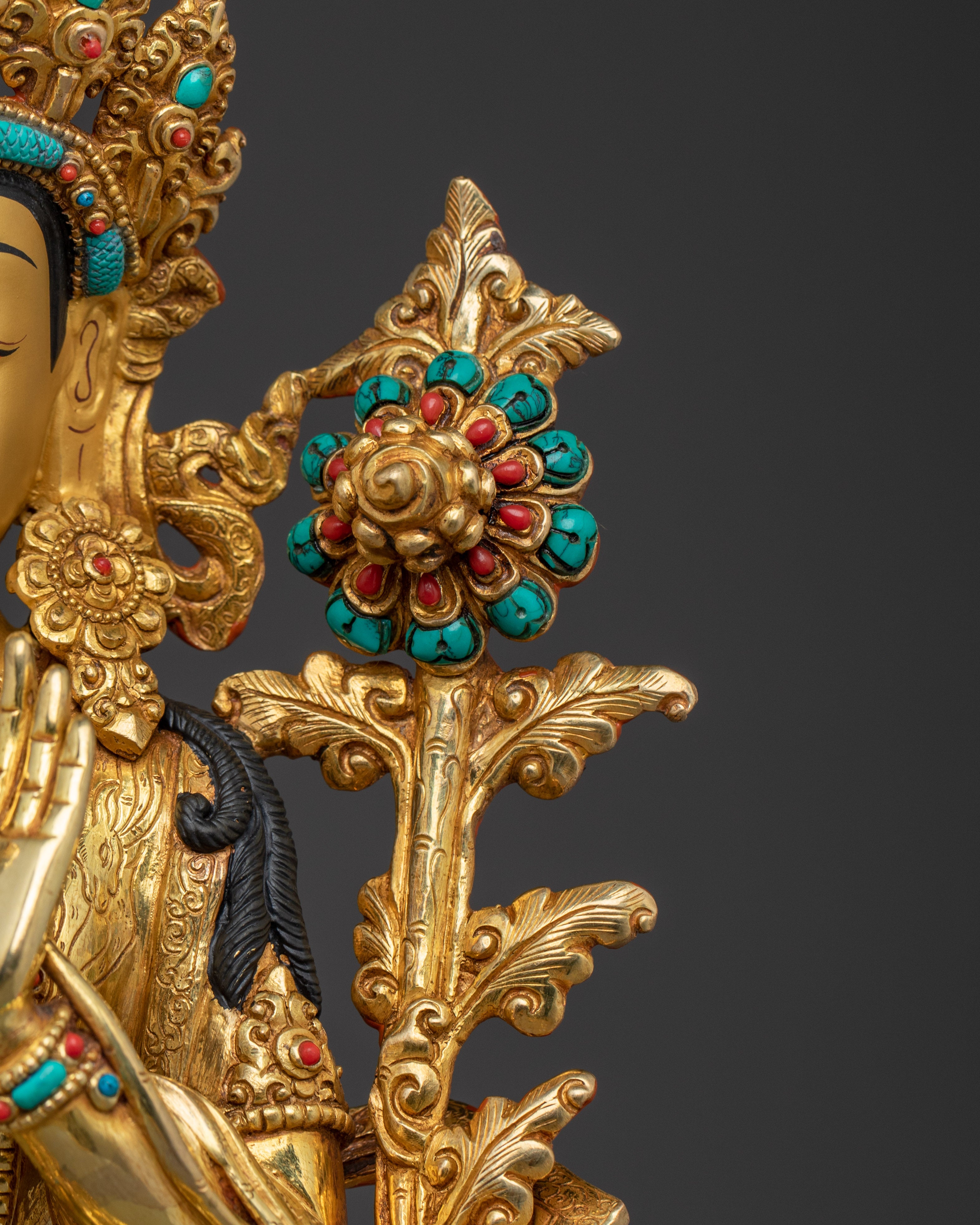 Sculpture of Standing Lokeshwor | Embodiment of Compassion