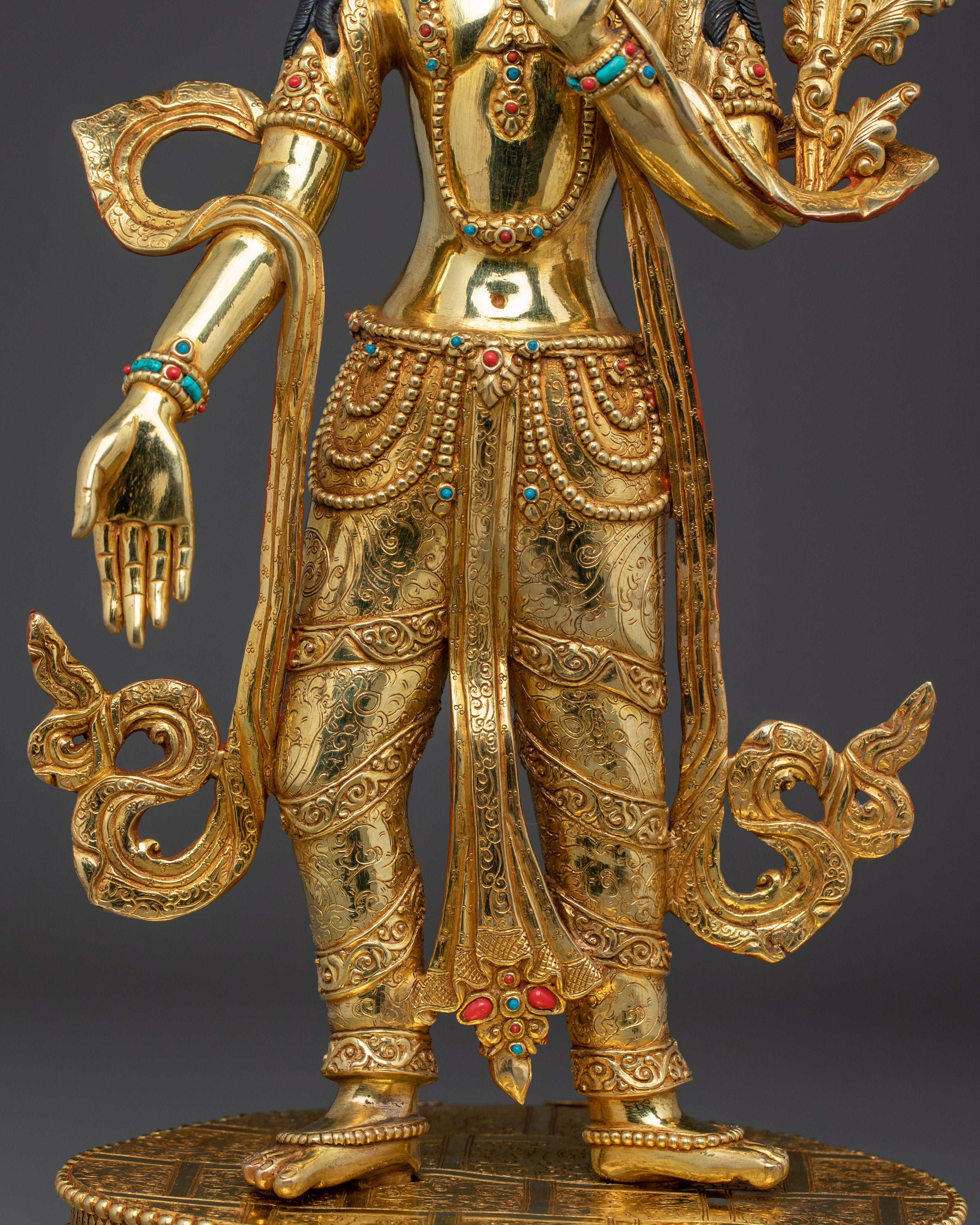 Sculpture of Standing Lokeshwor | Embodiment of Compassion