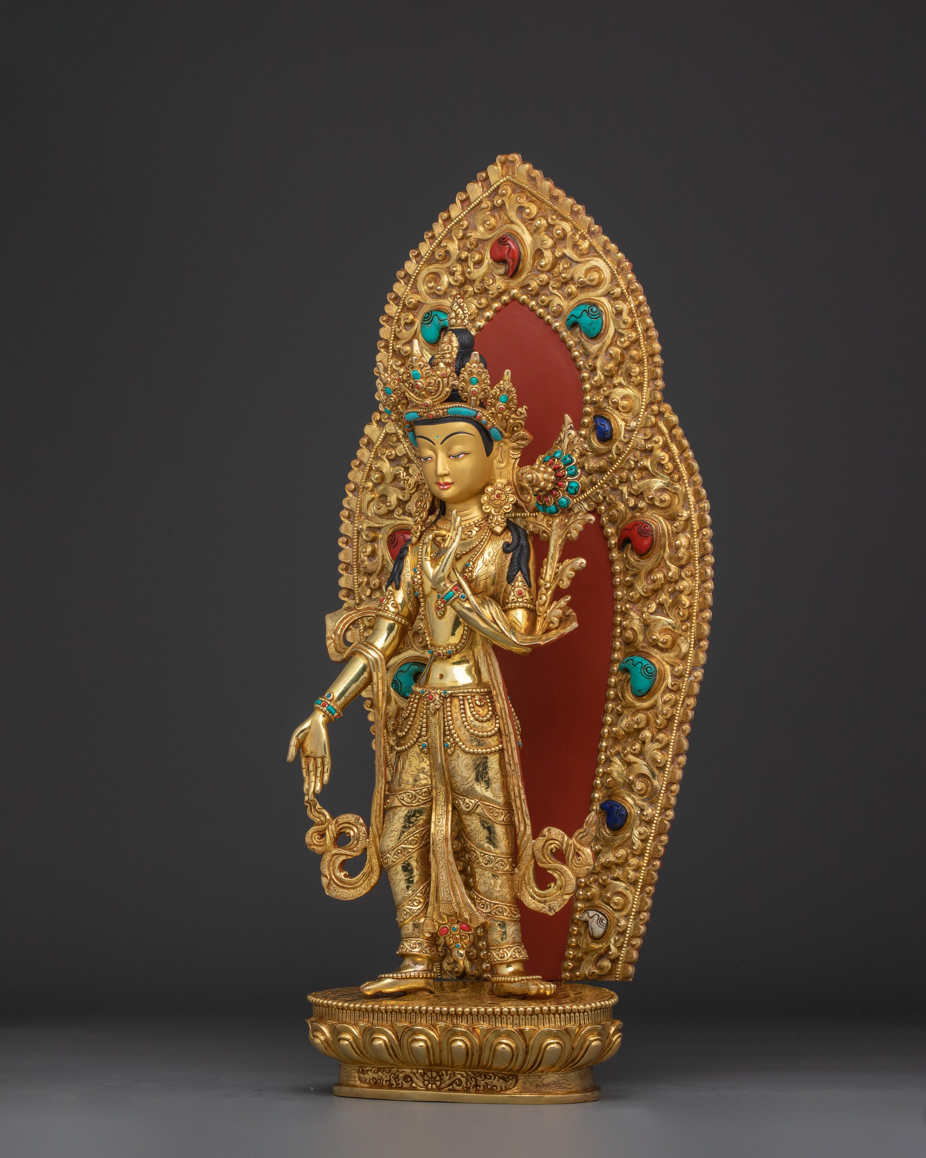 Sculpture of Standing Lokeshwor | Embodiment of Compassion