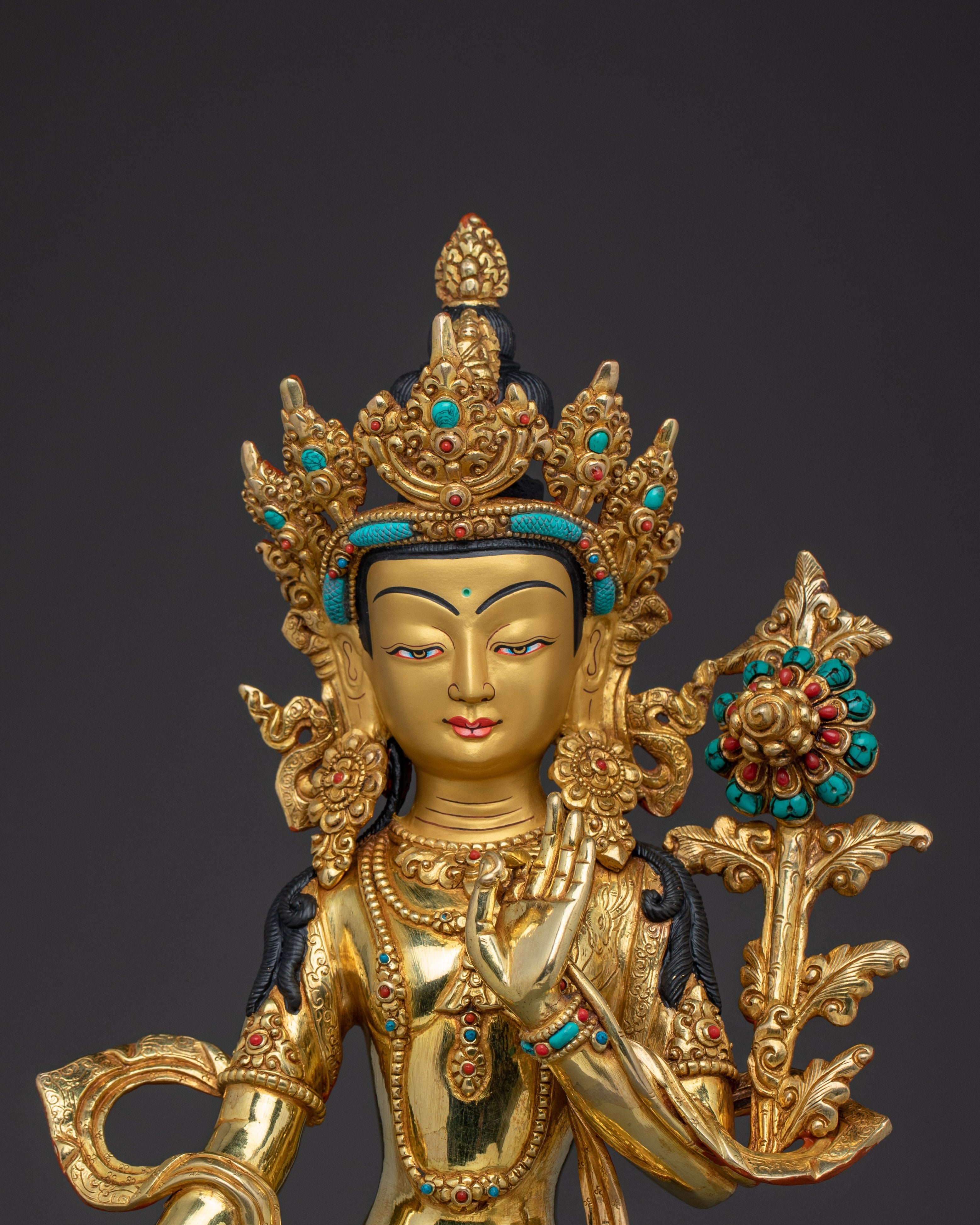 Sculpture of Standing Lokeshwor | Embodiment of Compassion