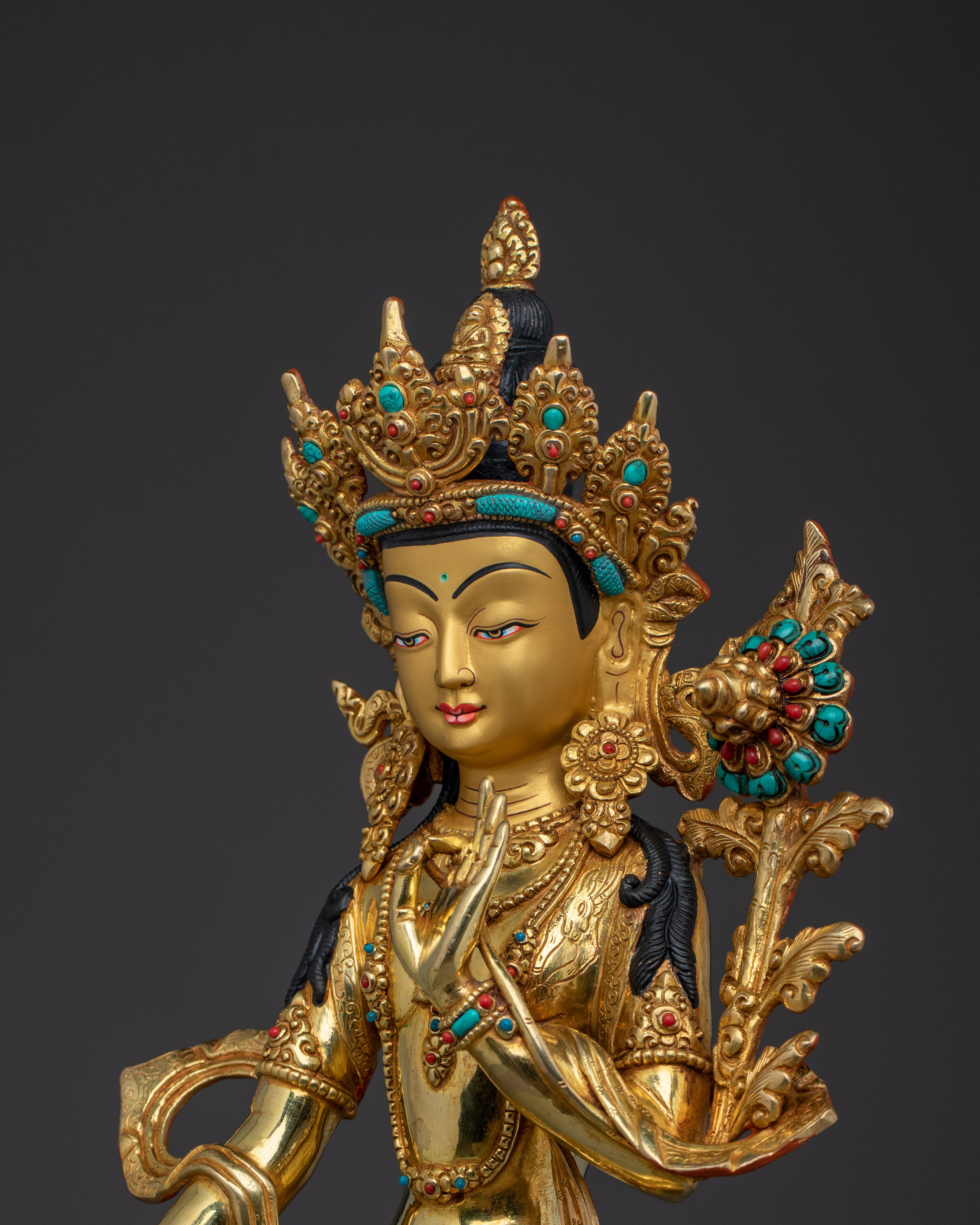 Sculpture of Standing Lokeshwor | Embodiment of Compassion