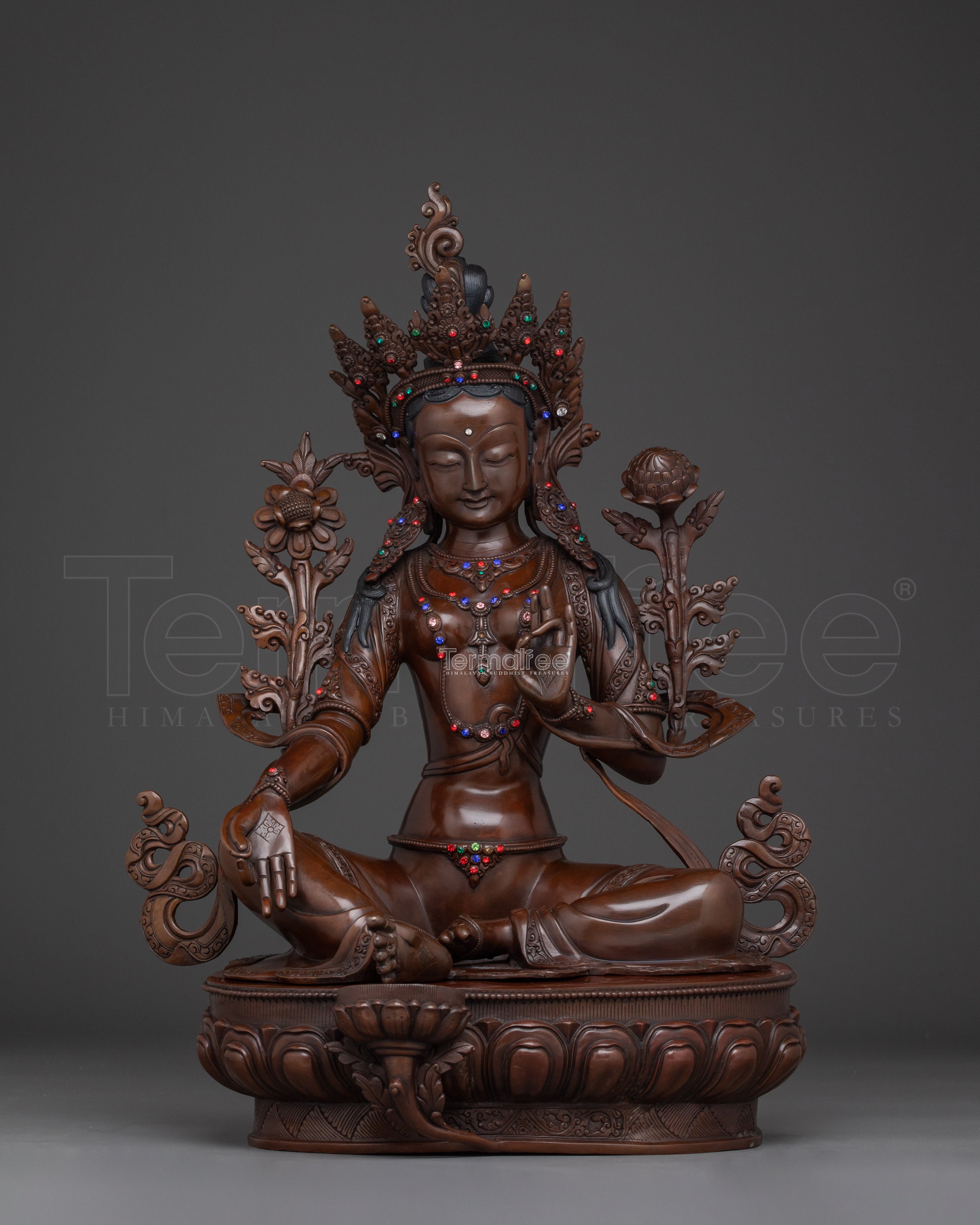 Protector Goddess Green Tara Statue | The Compassionate Liberator