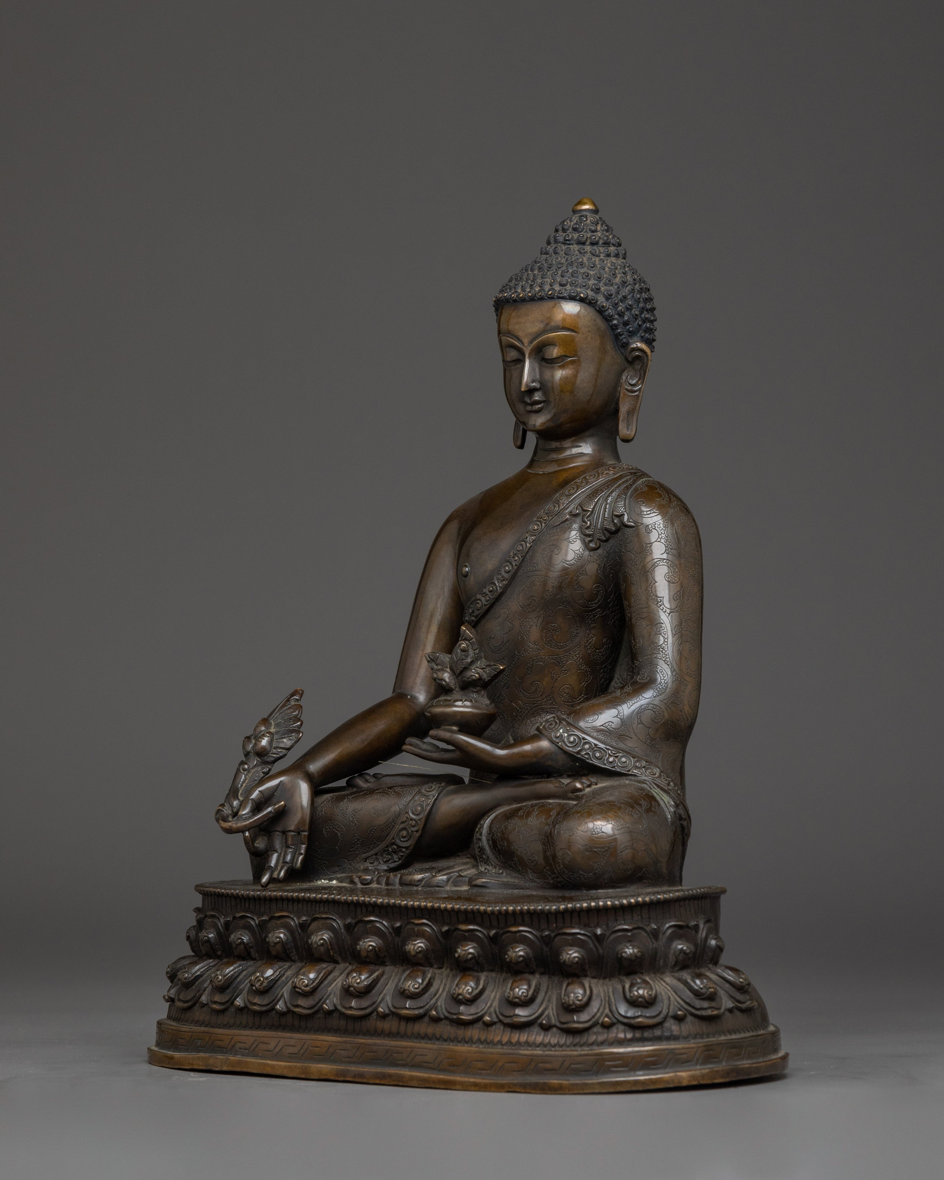 Handmade Buddhist Art of Medicine Buddha | The Supreme Healer of Body and Mind