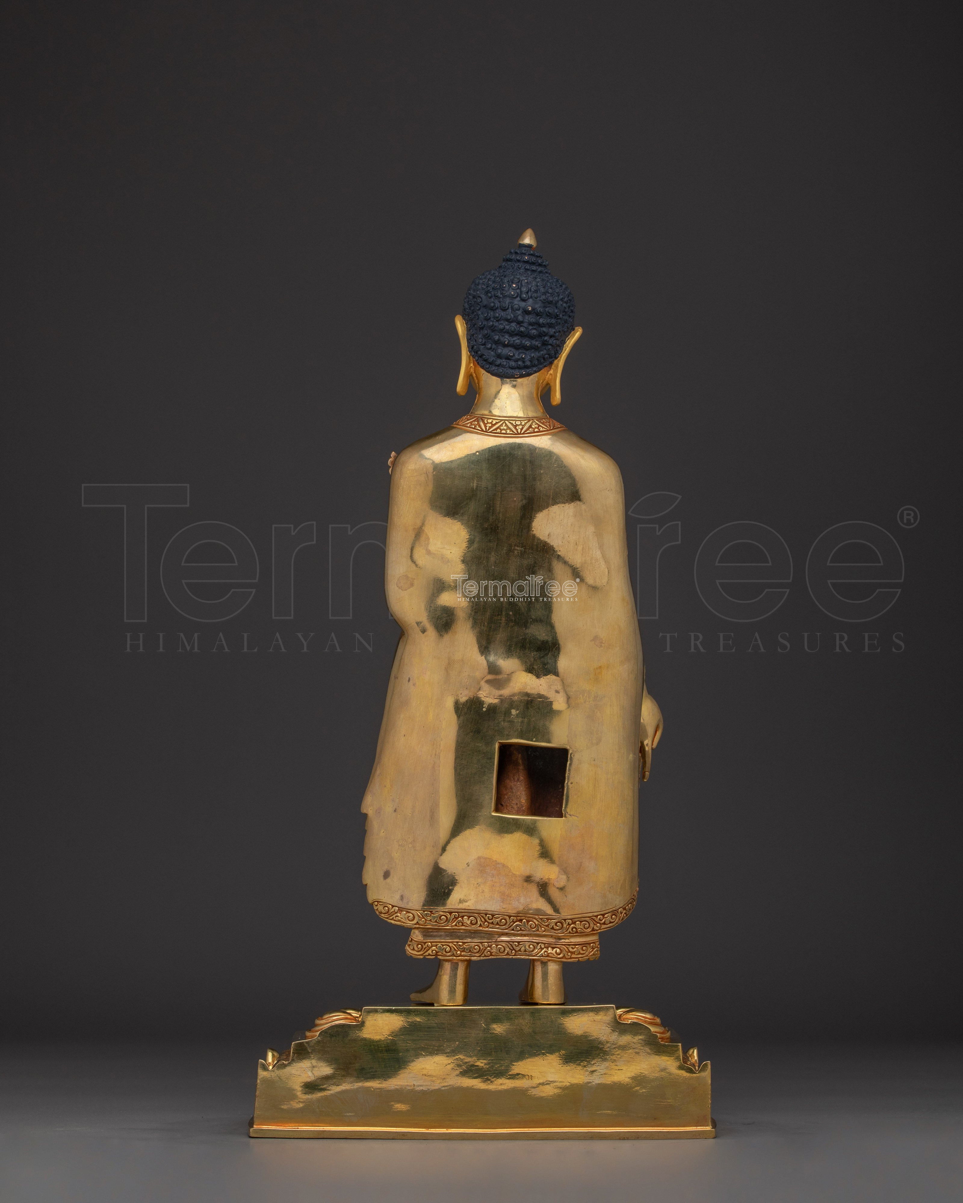 Standing Shakyamuni Buddha Golden Statue | Gautama Buddha - Founder of the Buddhism