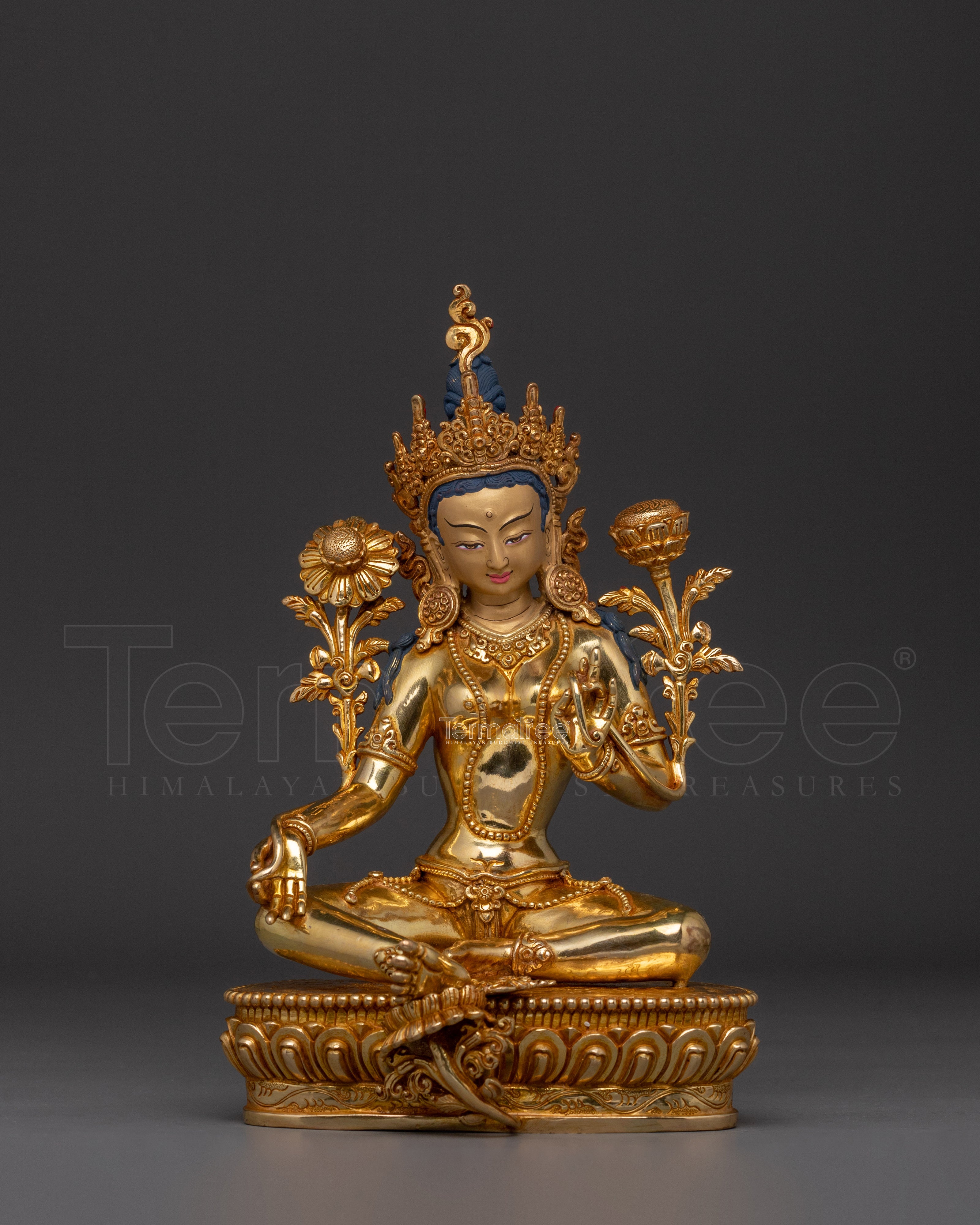 Tibetan Art of Green Tara | Goddess of Compassion and Protection