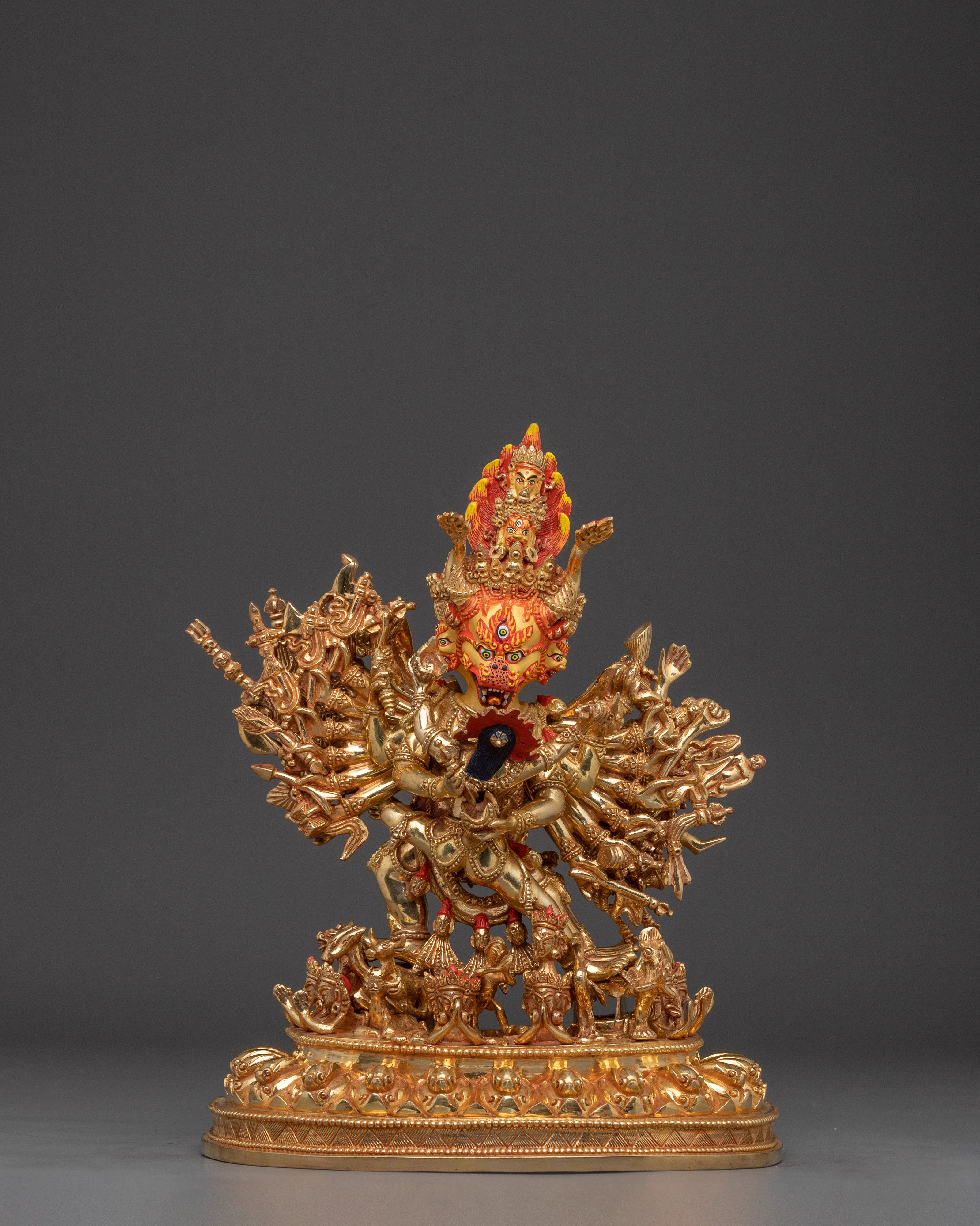 Vajrabhairava Wrathful Statue | Yamantaka - Conqueror of Death