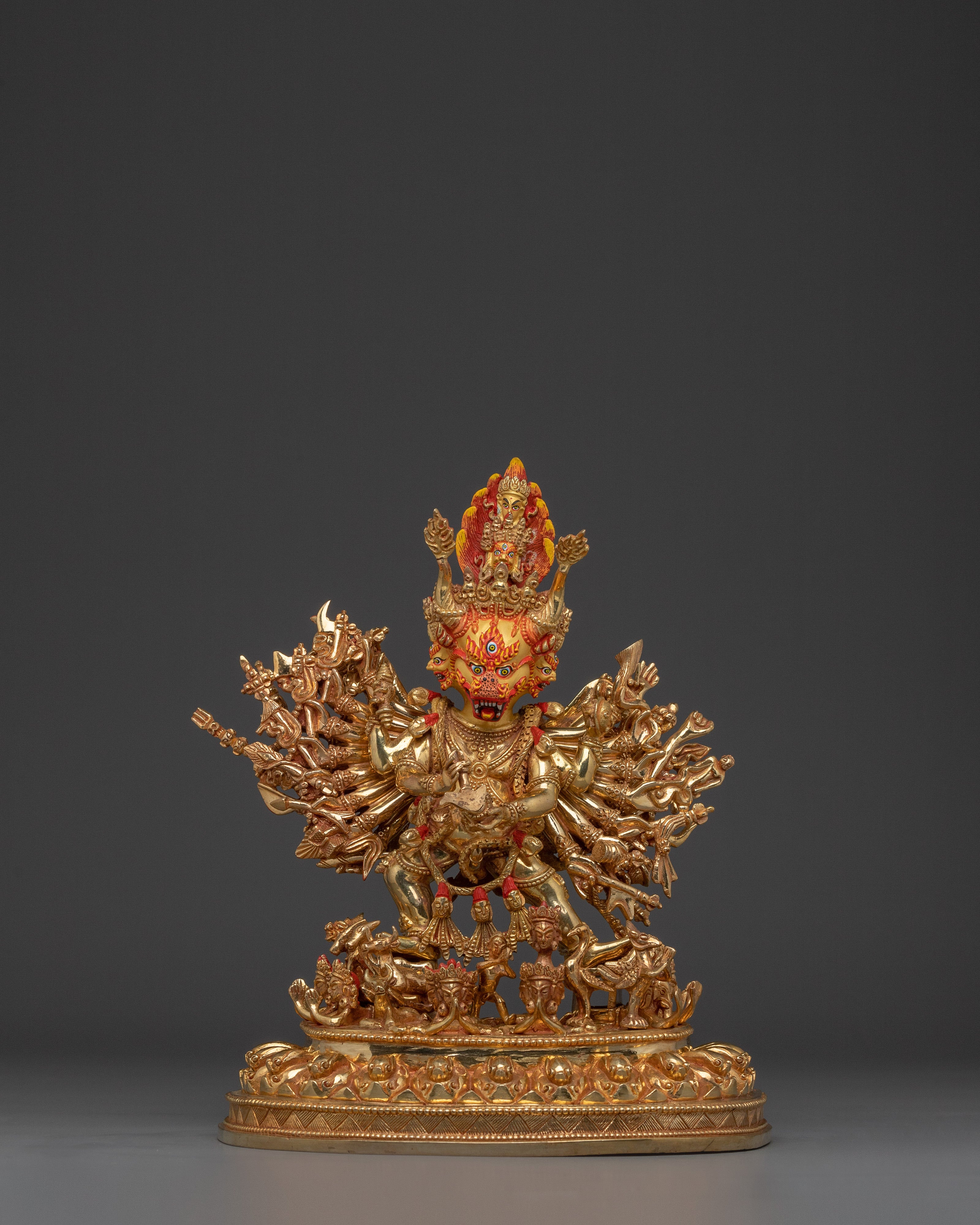 Wrathful Manifestation of Manjushri Statue | Yamantaka - Dharma Protector
