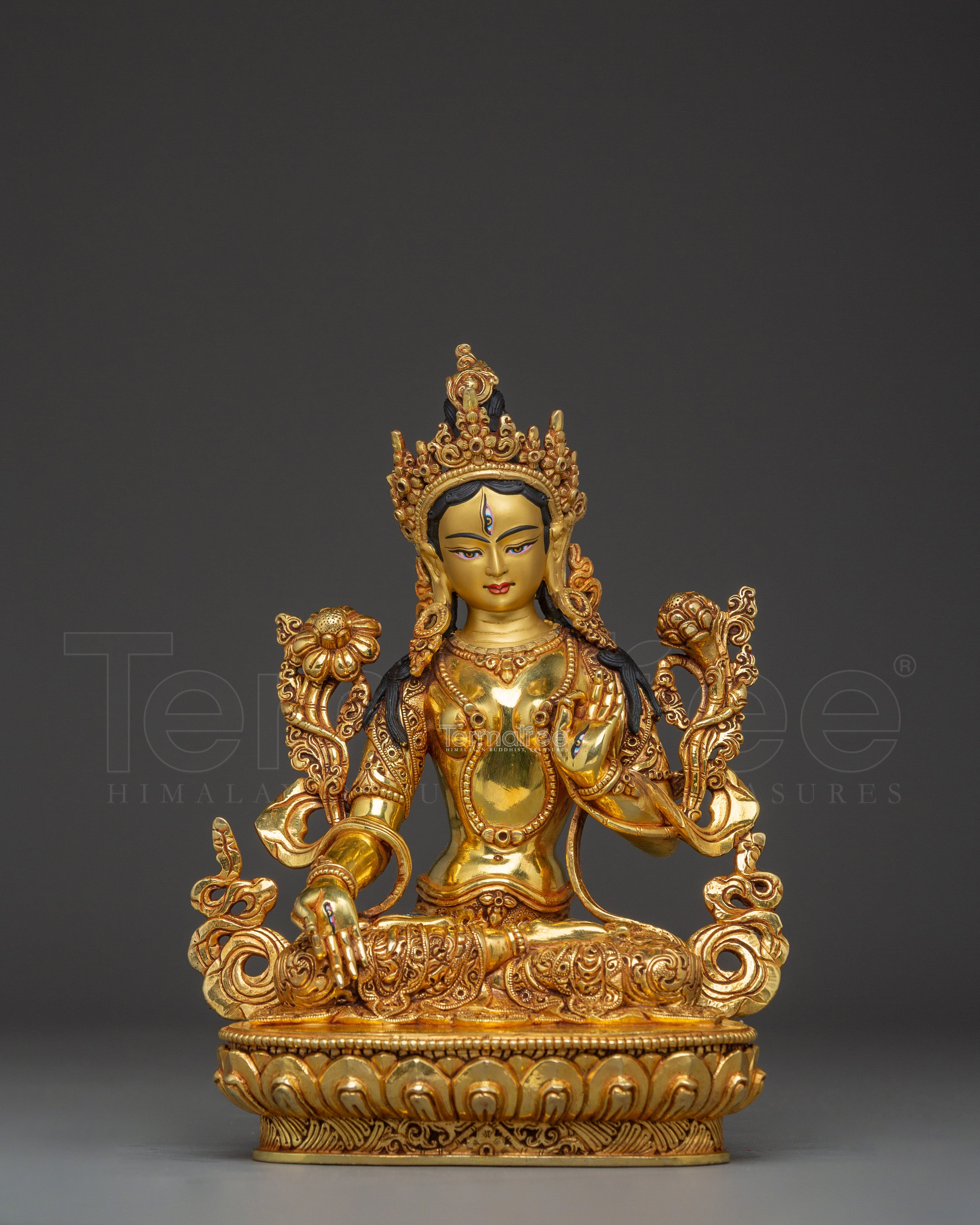 Radiant Sita Tara Statue | White Tara - Tibetan Buddhism Healing Deity