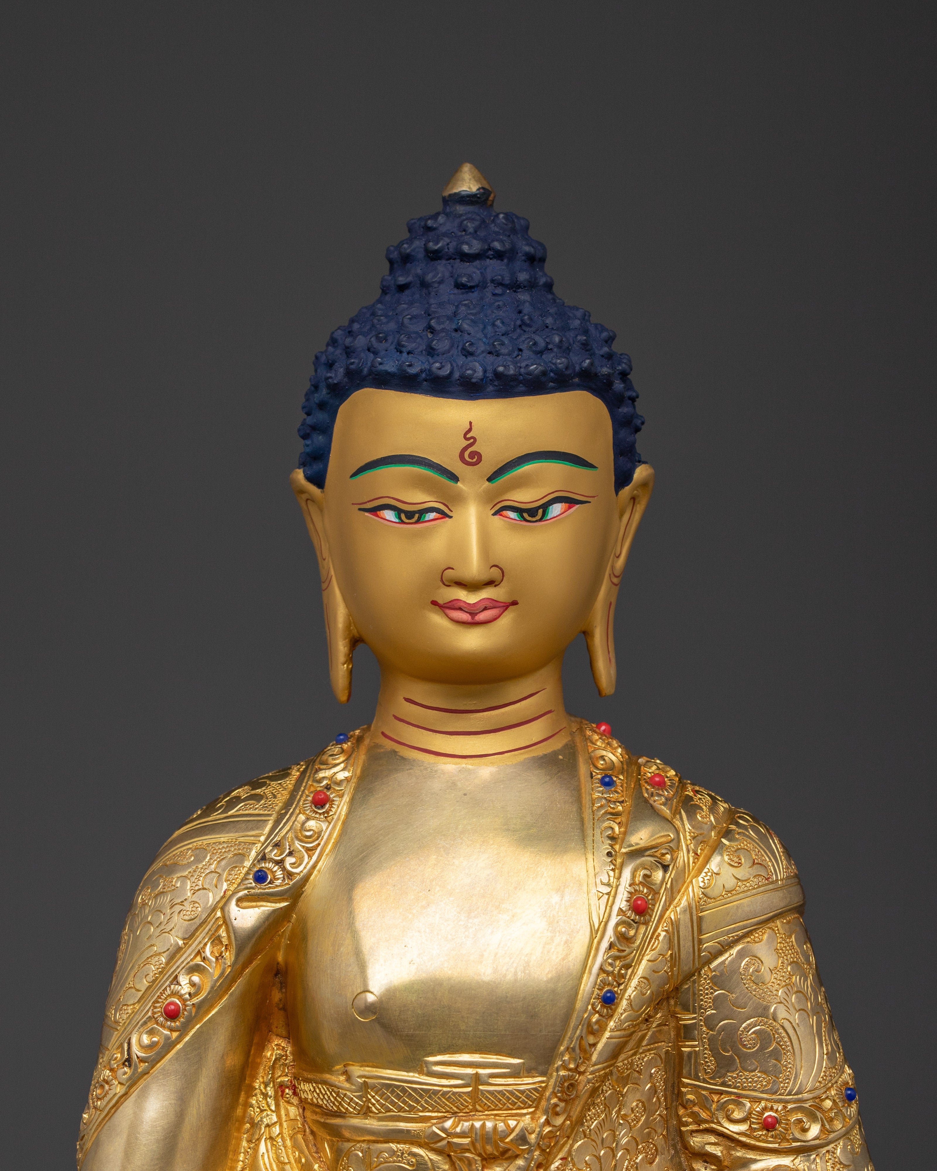 Gold Gilded Amitabha Buddha Statue | Buddha of Infinite Light