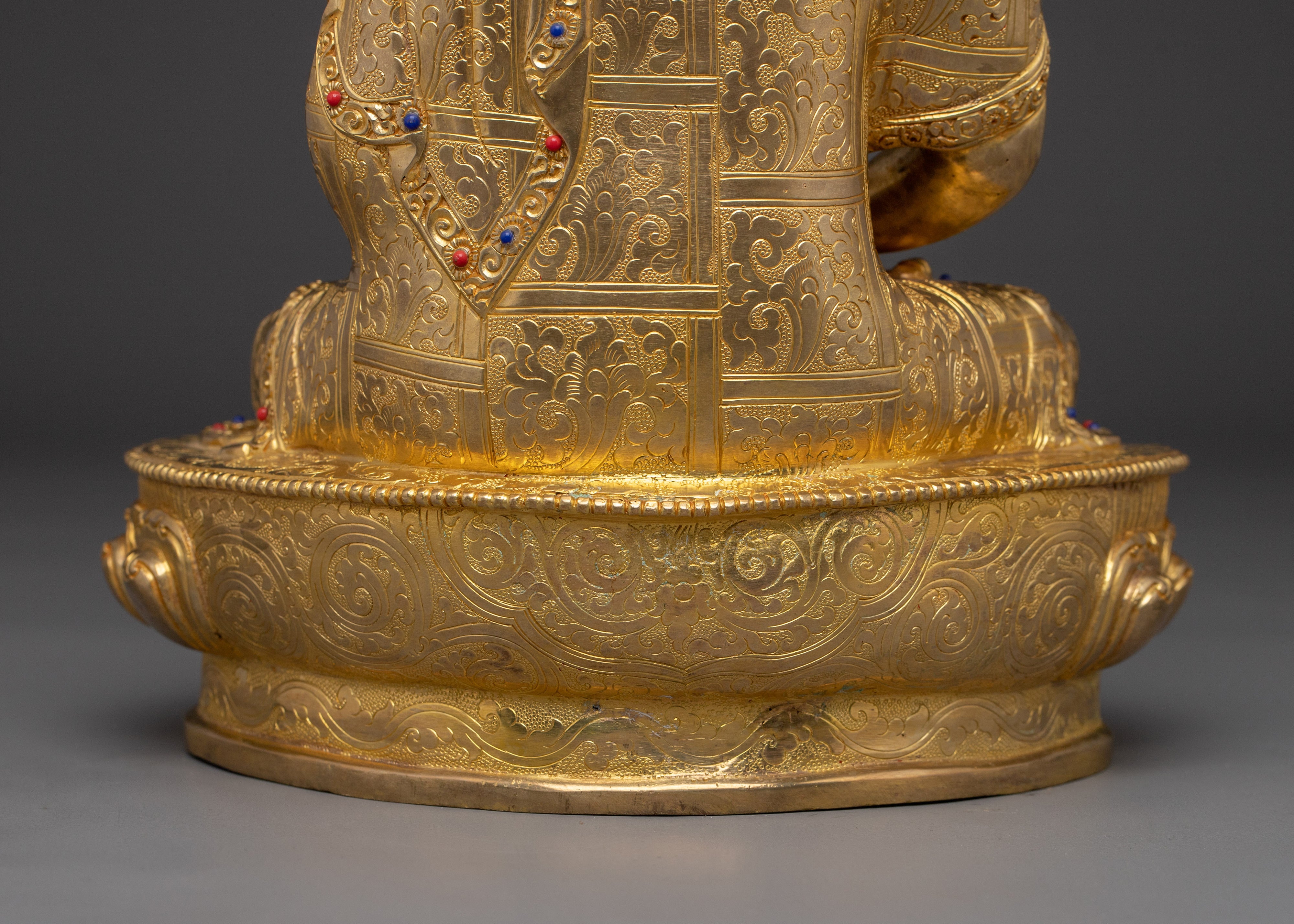 Gold Gilded Amitabha Buddha Statue | Buddha of Infinite Light