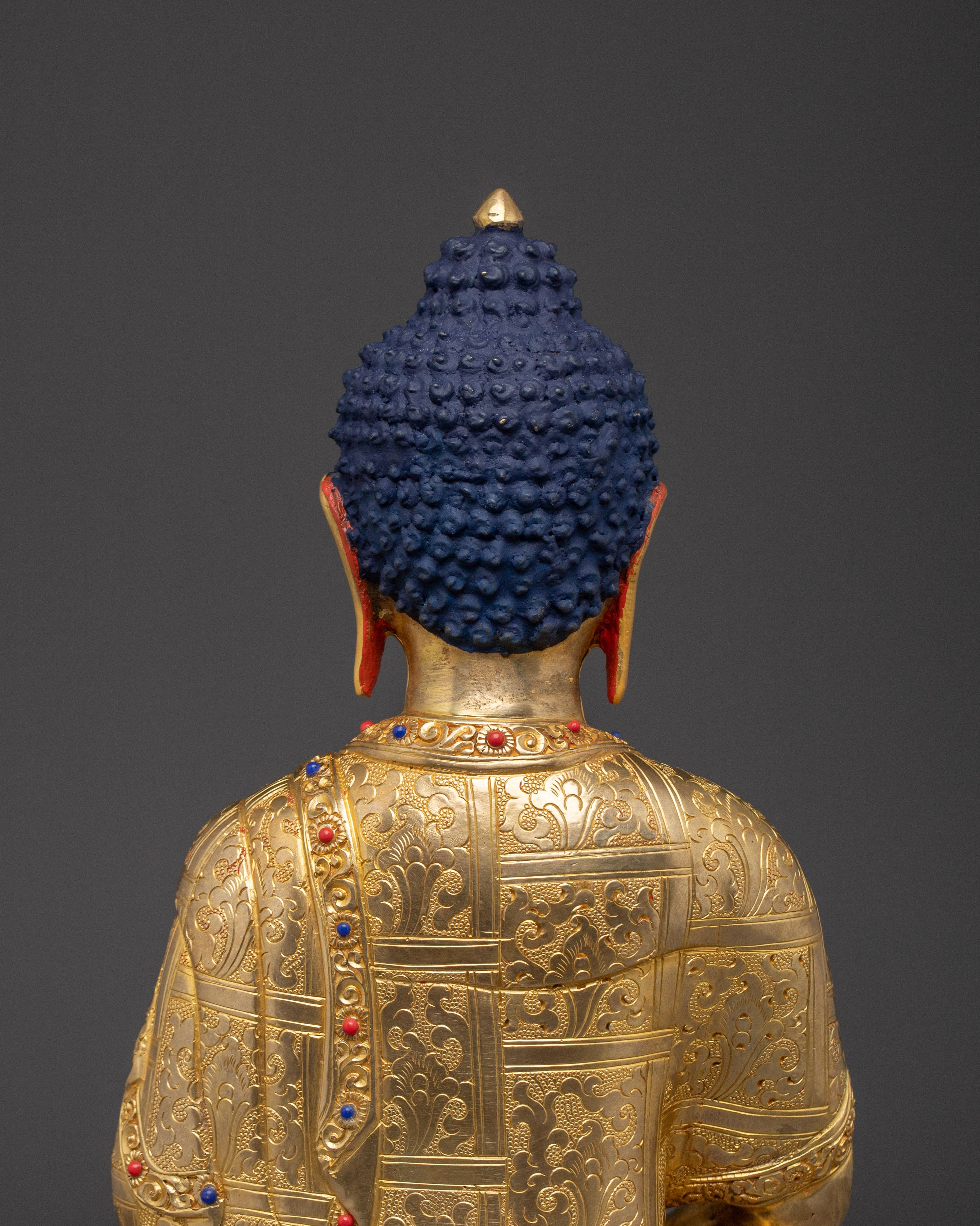 Gold Gilded Amitabha Buddha Statue | Buddha of Infinite Light