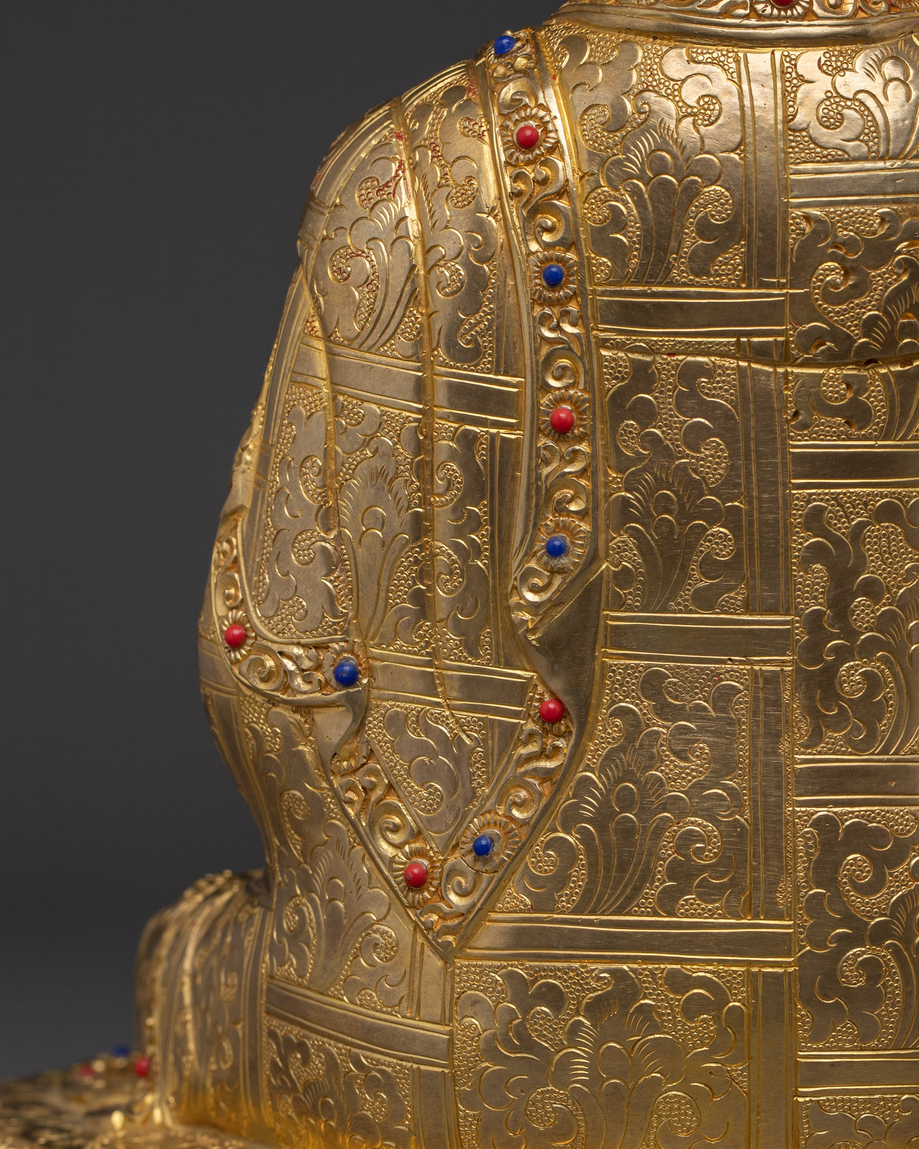Gold Gilded Amitabha Buddha Statue | Buddha of Infinite Light