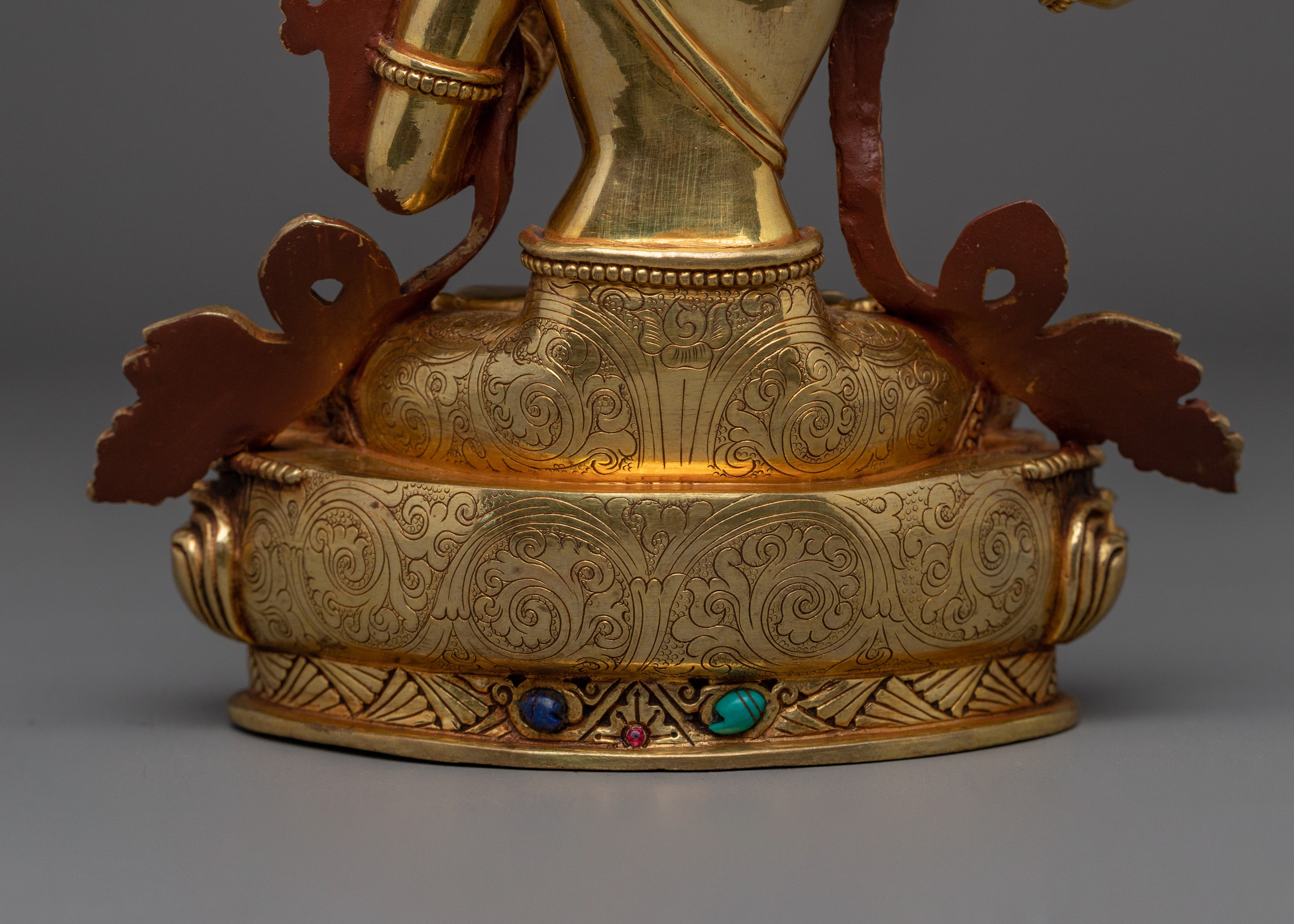 Supreme Wisdom Deity Manjushri Statue | Manjughosa - Divine Bodhisattva Figurine