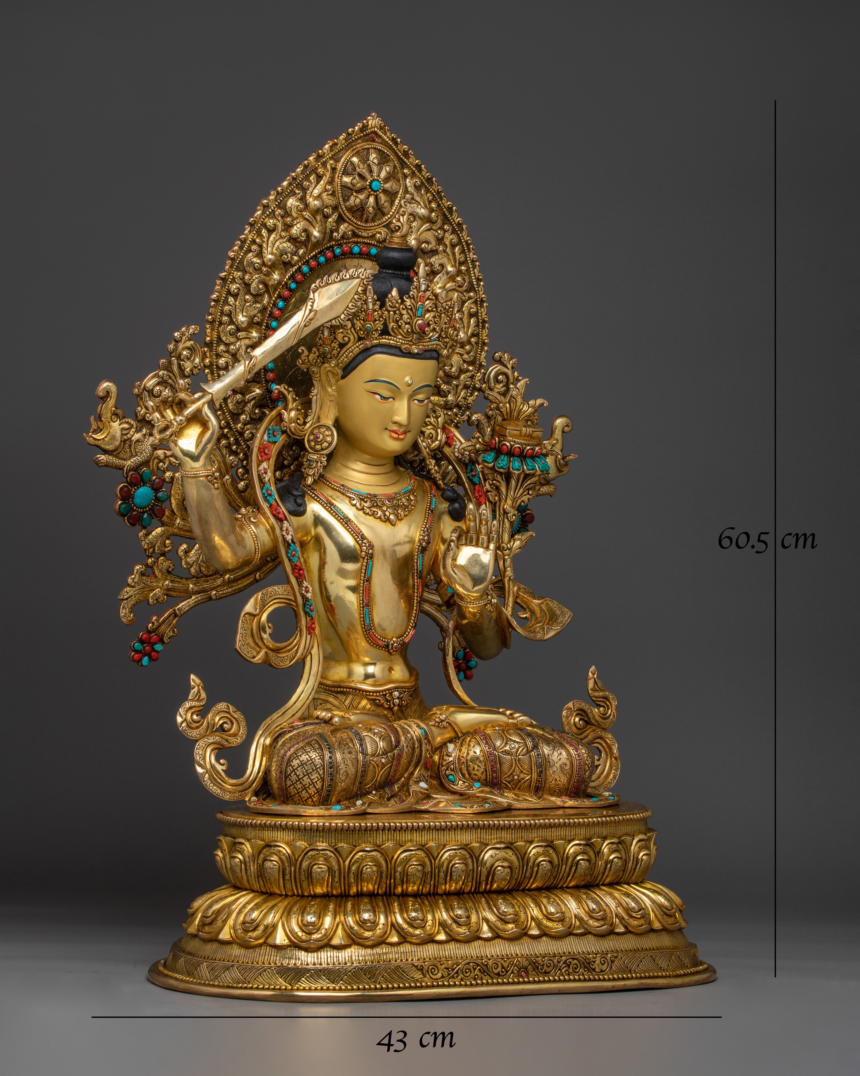 Divine Bodhisattva Manjushri Artwork