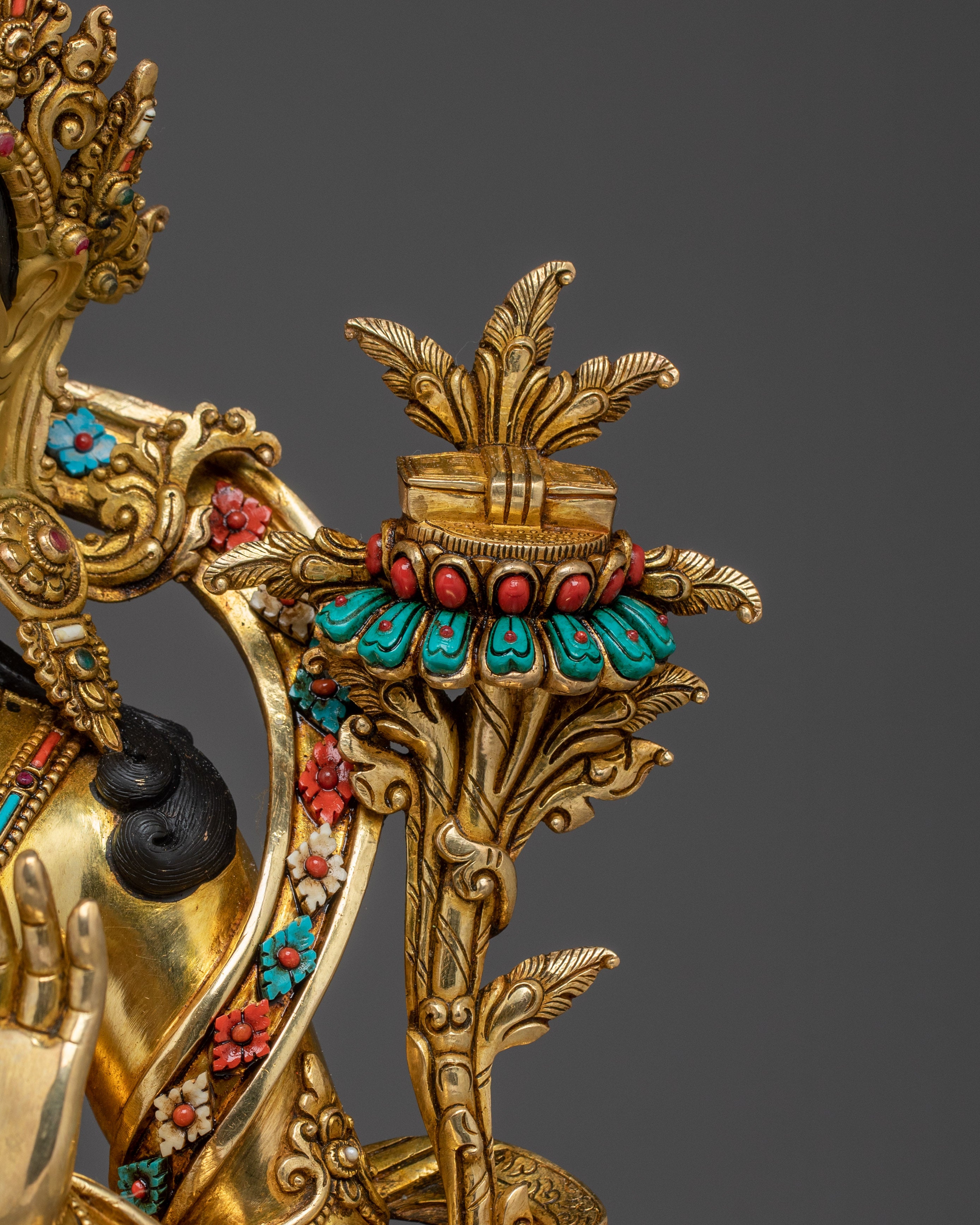 Divine Bodhisattva Manjushri Artwork | Also known as Manjughosa