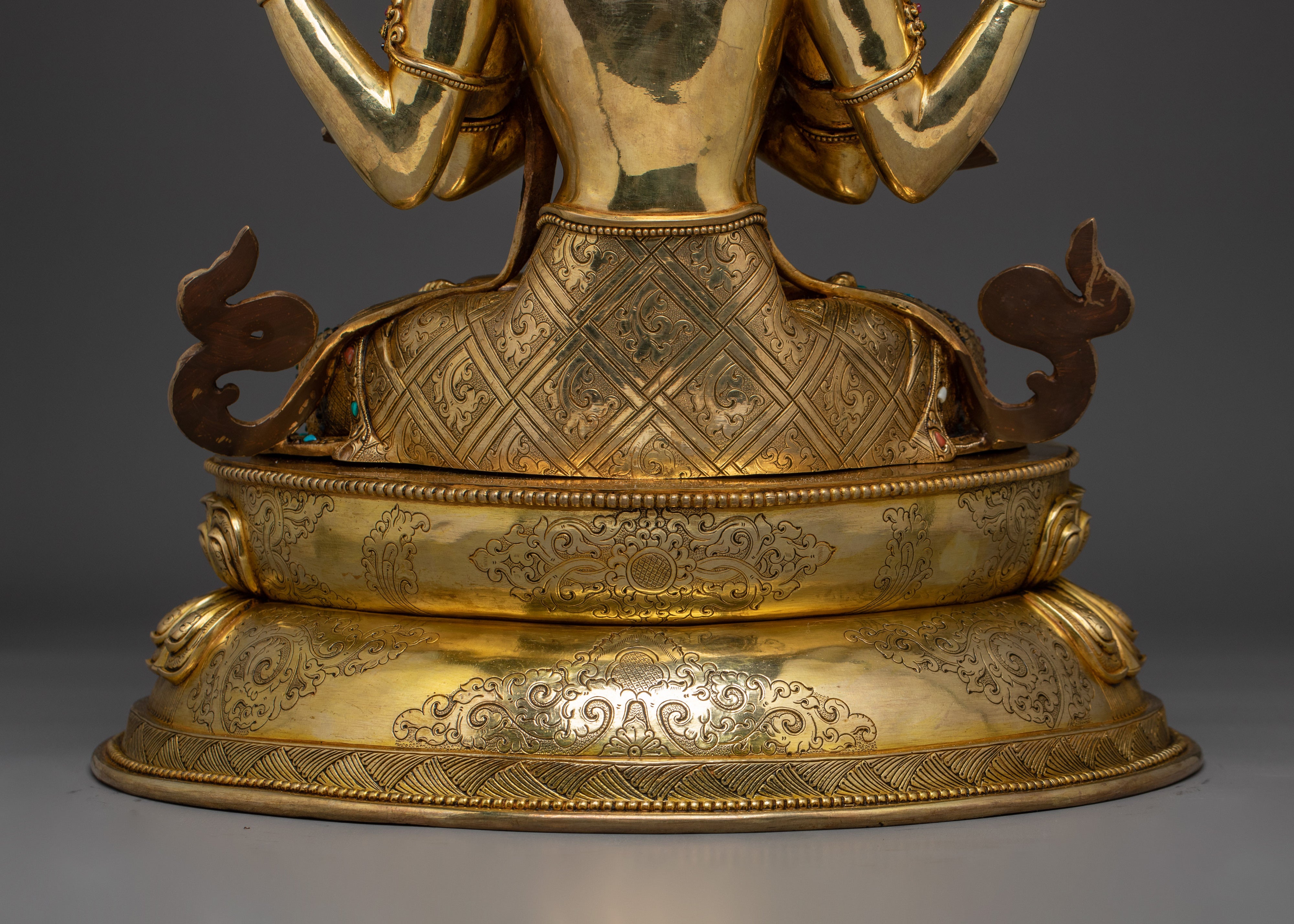 Four-Armed Chenrezig Artwork | Embodiment of Compassion