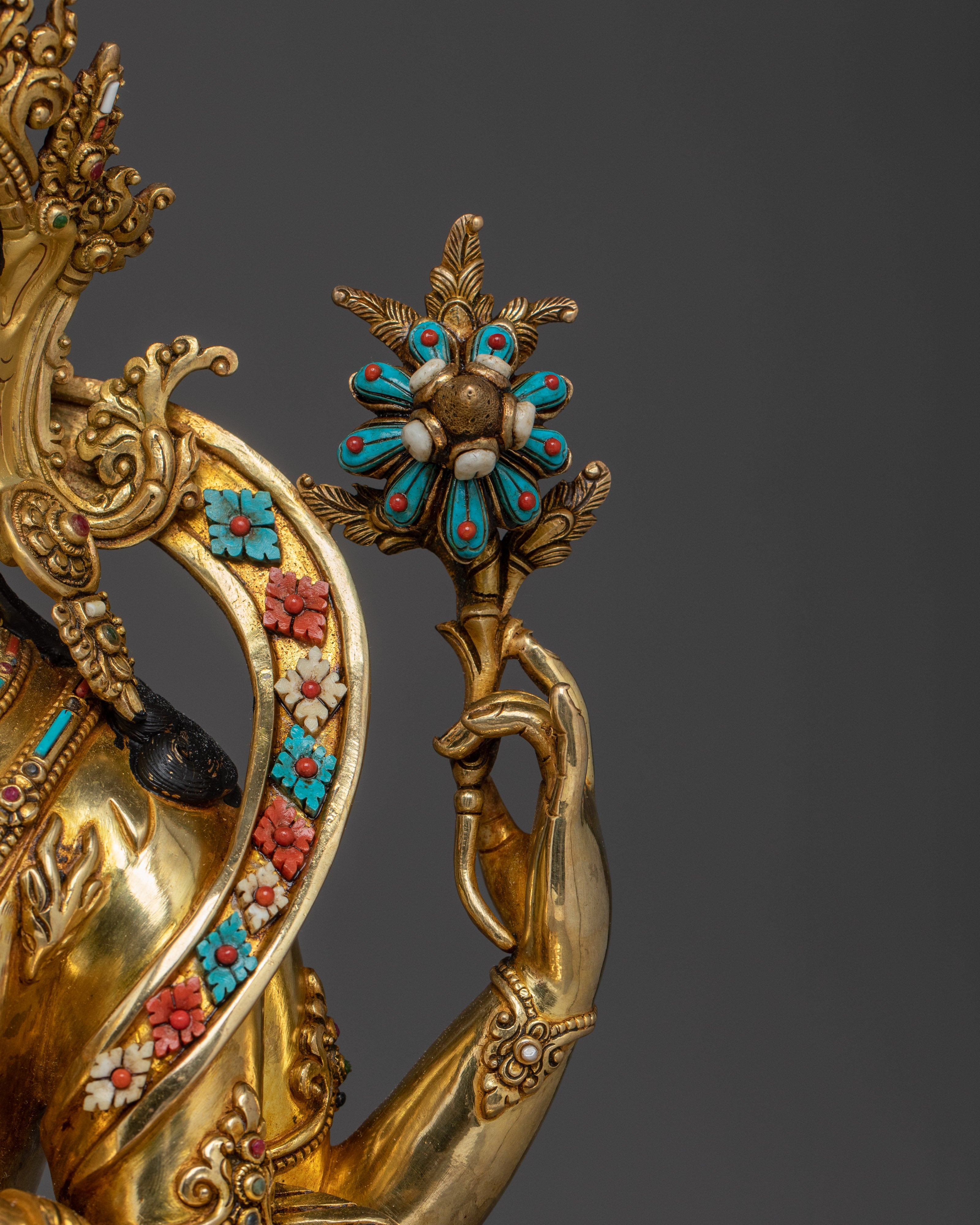 Four-Armed Chenrezig Artwork | Embodiment of Compassion