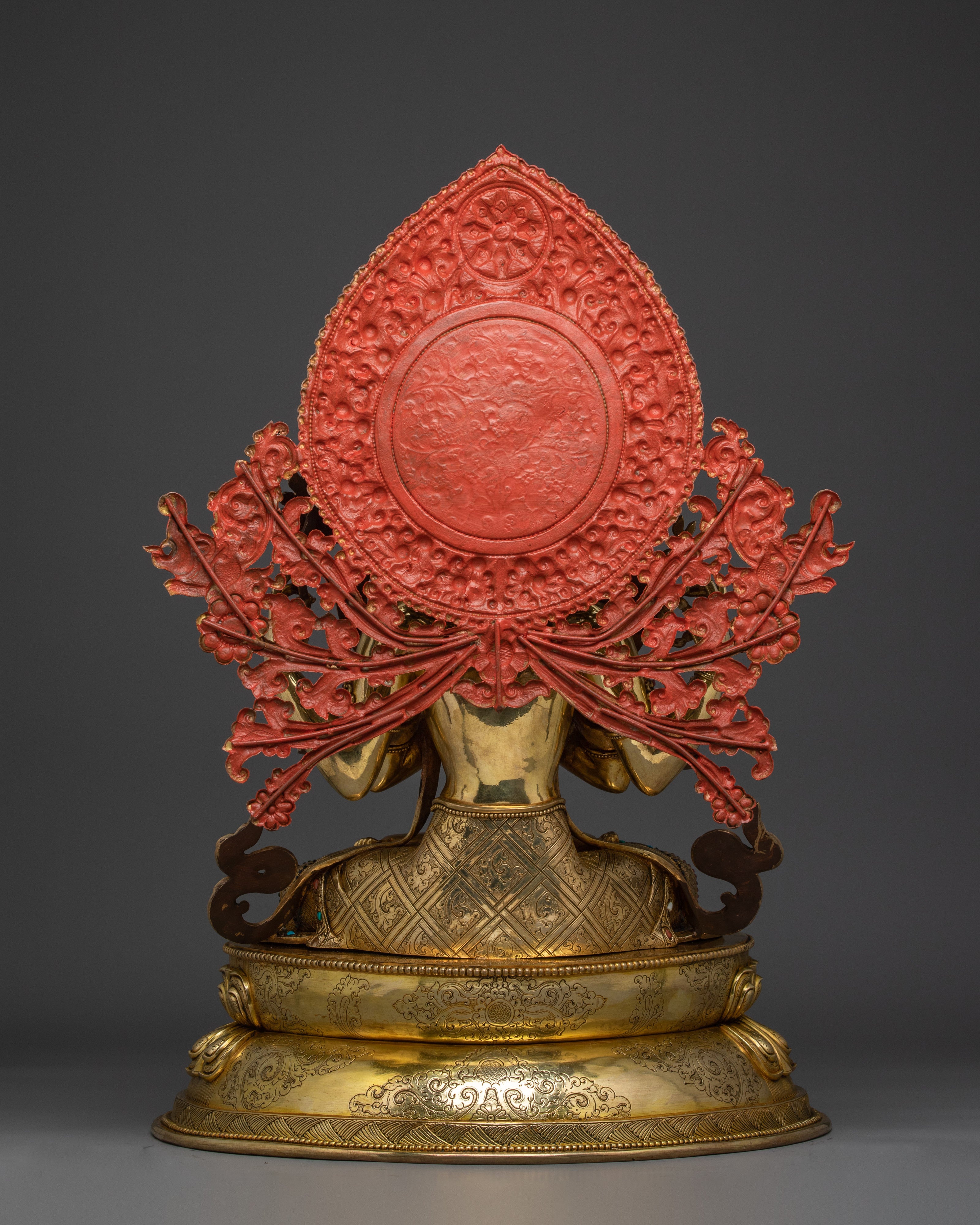 Four-Armed Chenrezig Artwork | Embodiment of Compassion