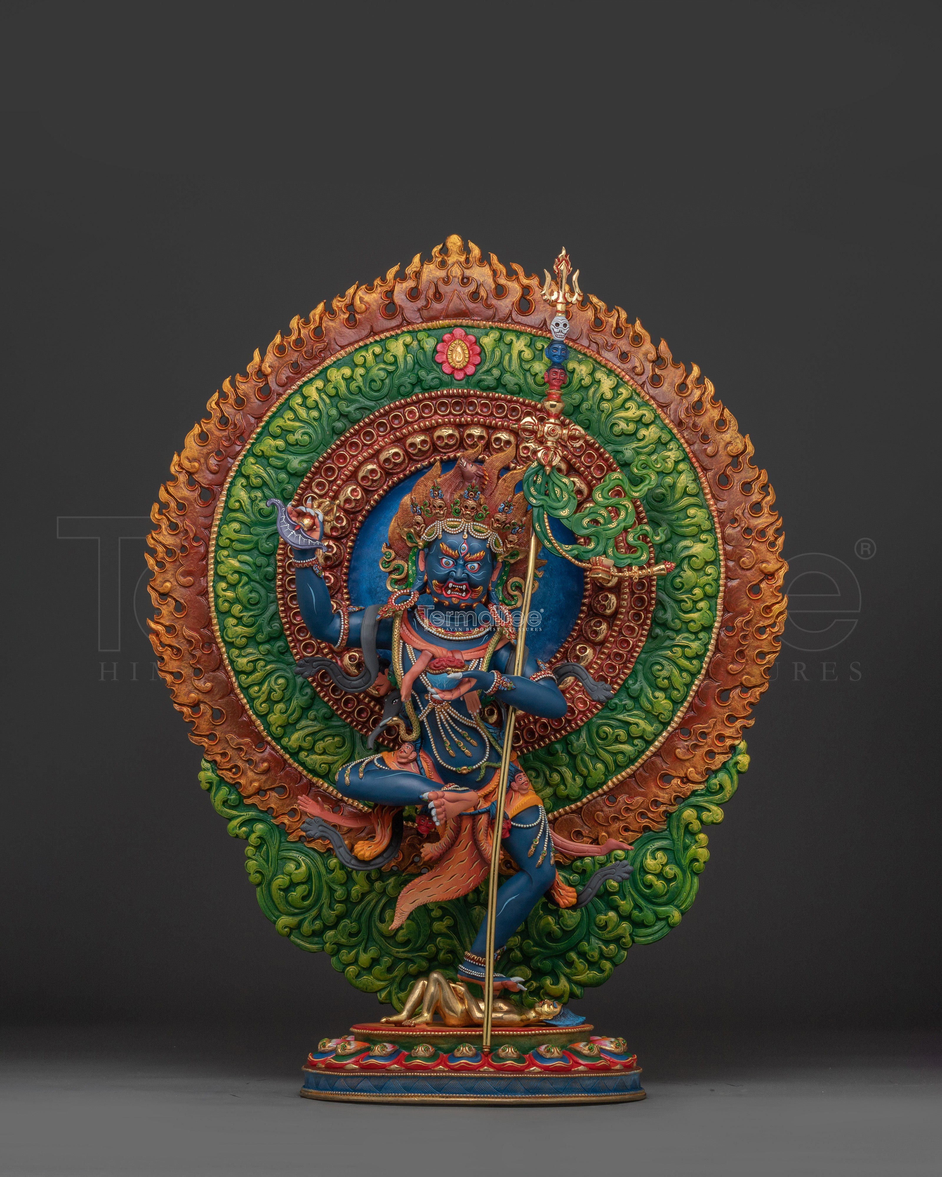 Troma Nagmo Statue | Wrathful Female Protector in Tibetan Buddhism