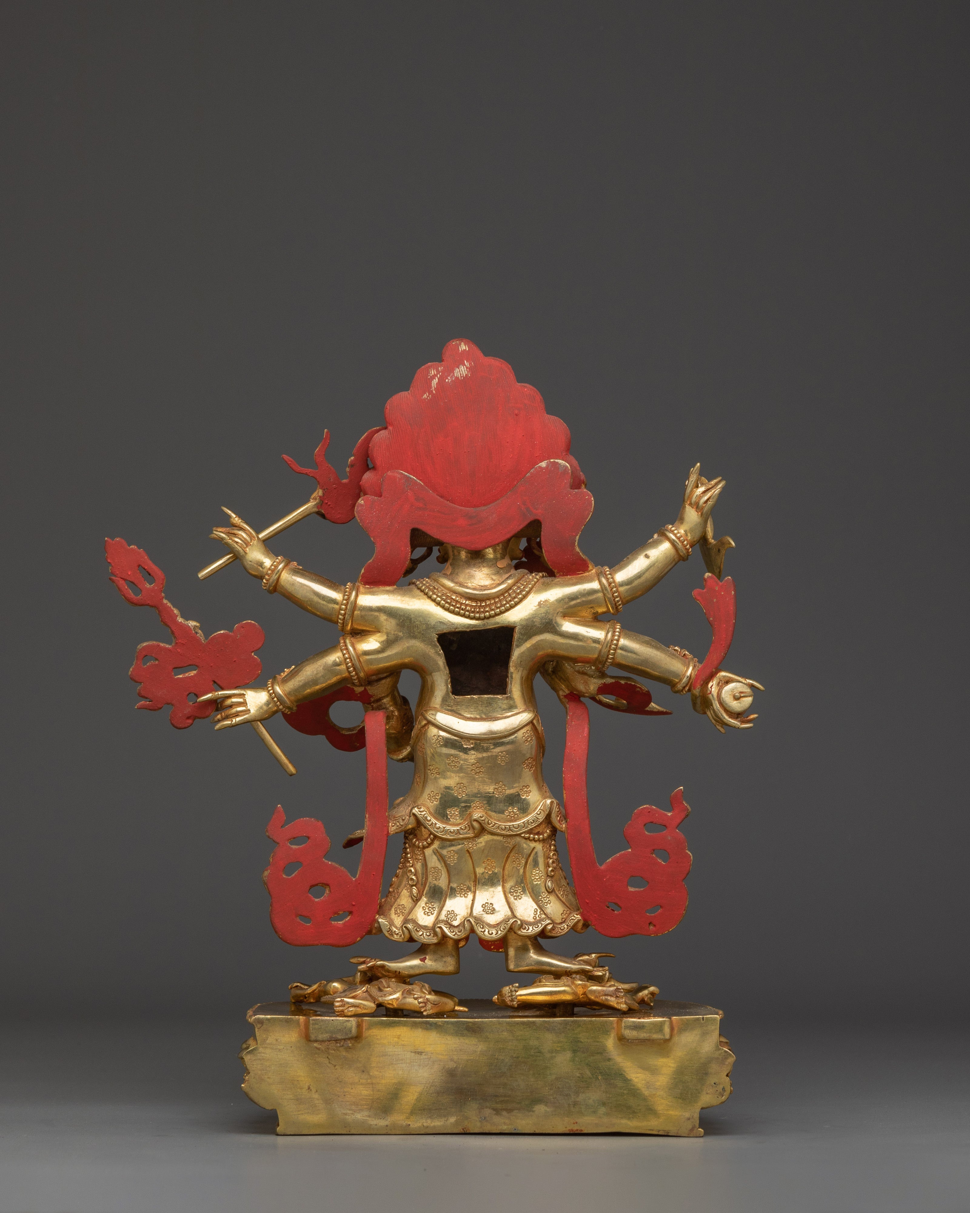 Tibetan Deity White Mahakala | Protector of the Dharma