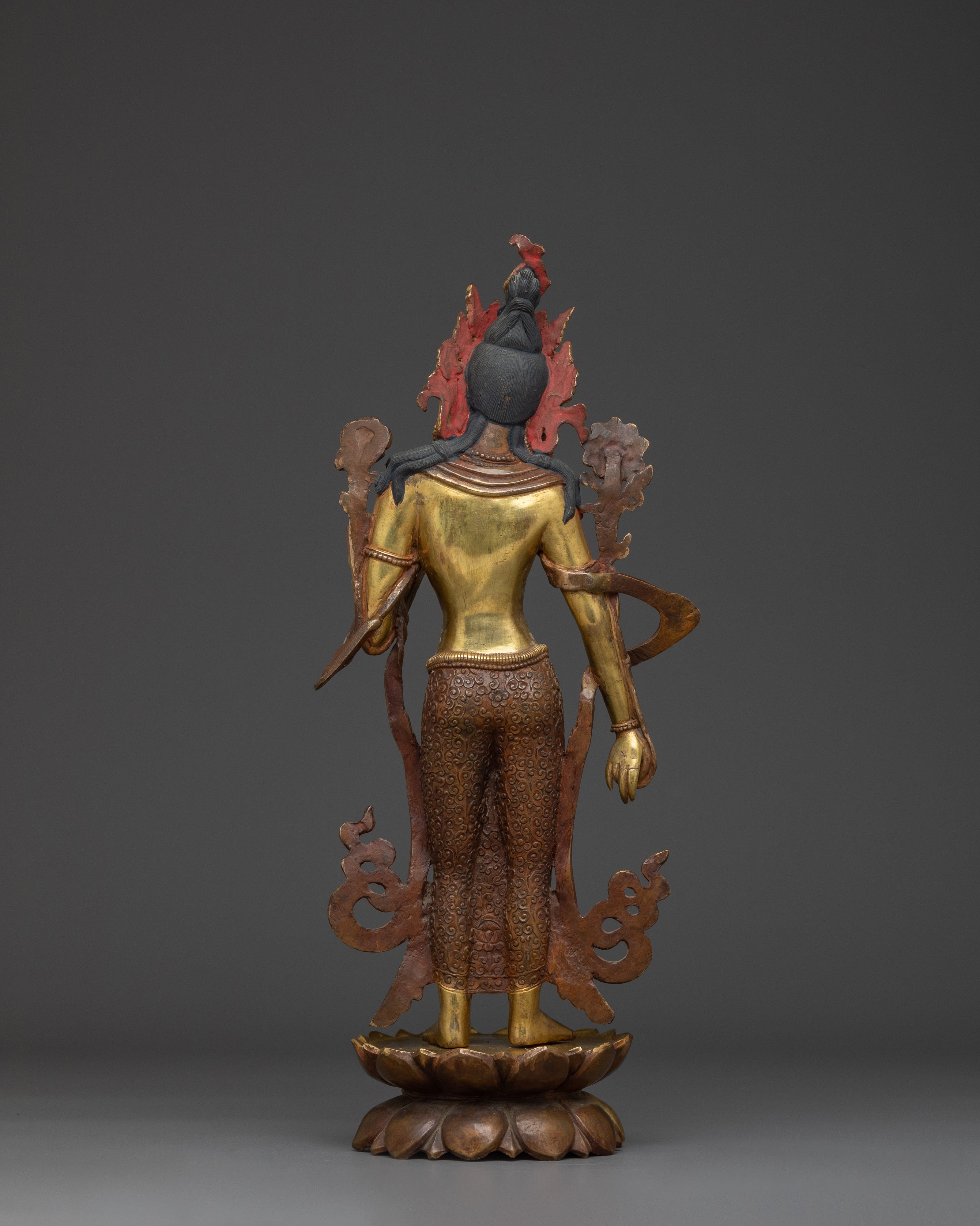 Himalayan Standing Tara Statue | Compassionate Tibetan Deity