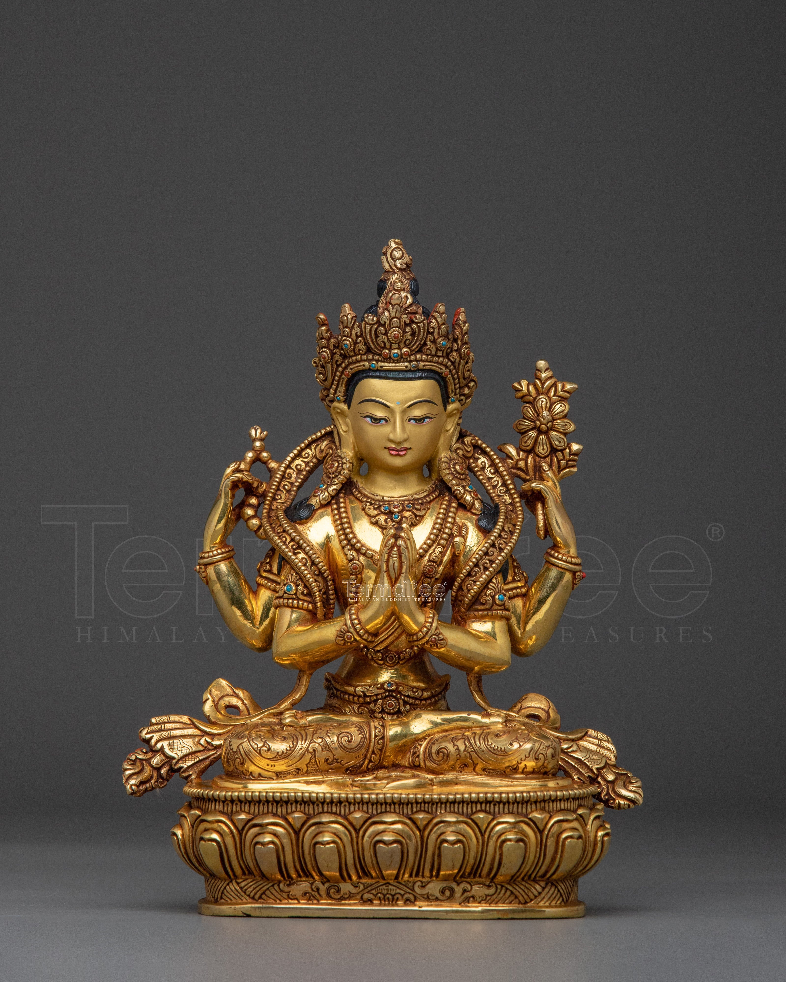 Lord of Kindness Chenrezig Statue | Avalokiteshvara Figurine