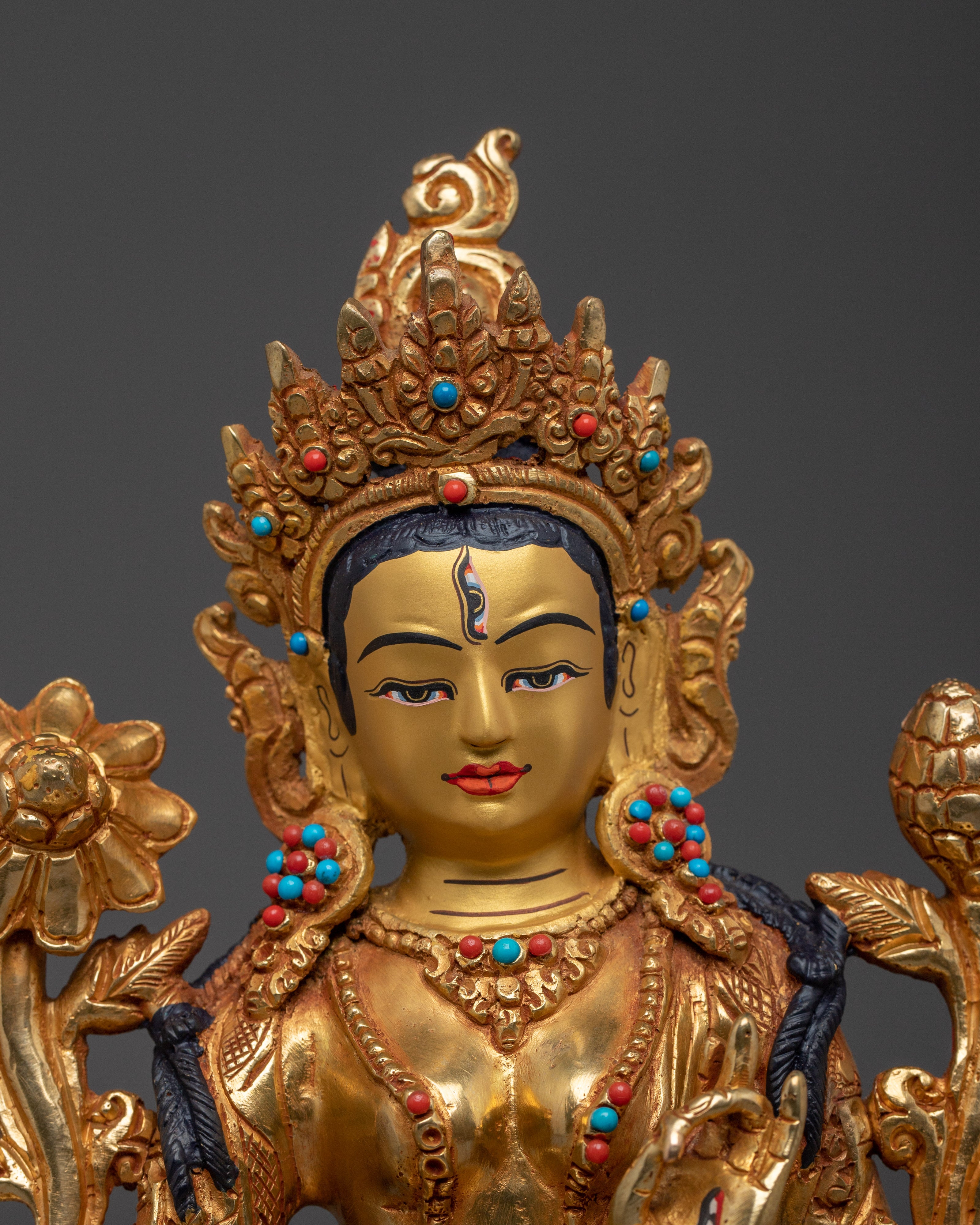 Tibetan Art of White Tara | Buddhist Compassionate Goddess