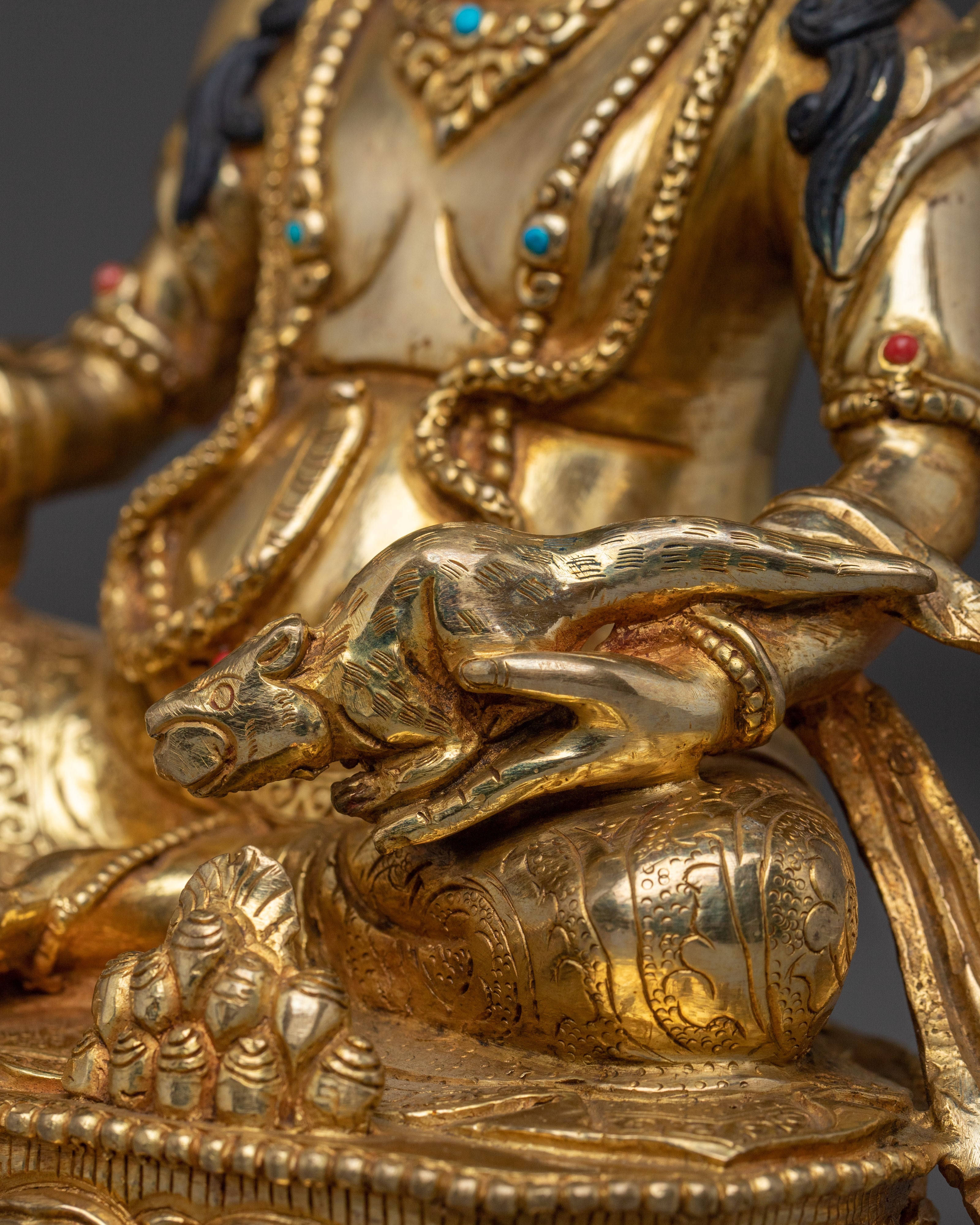 Dzambhala Deity of Wealth Artwork | Lord of Treasure