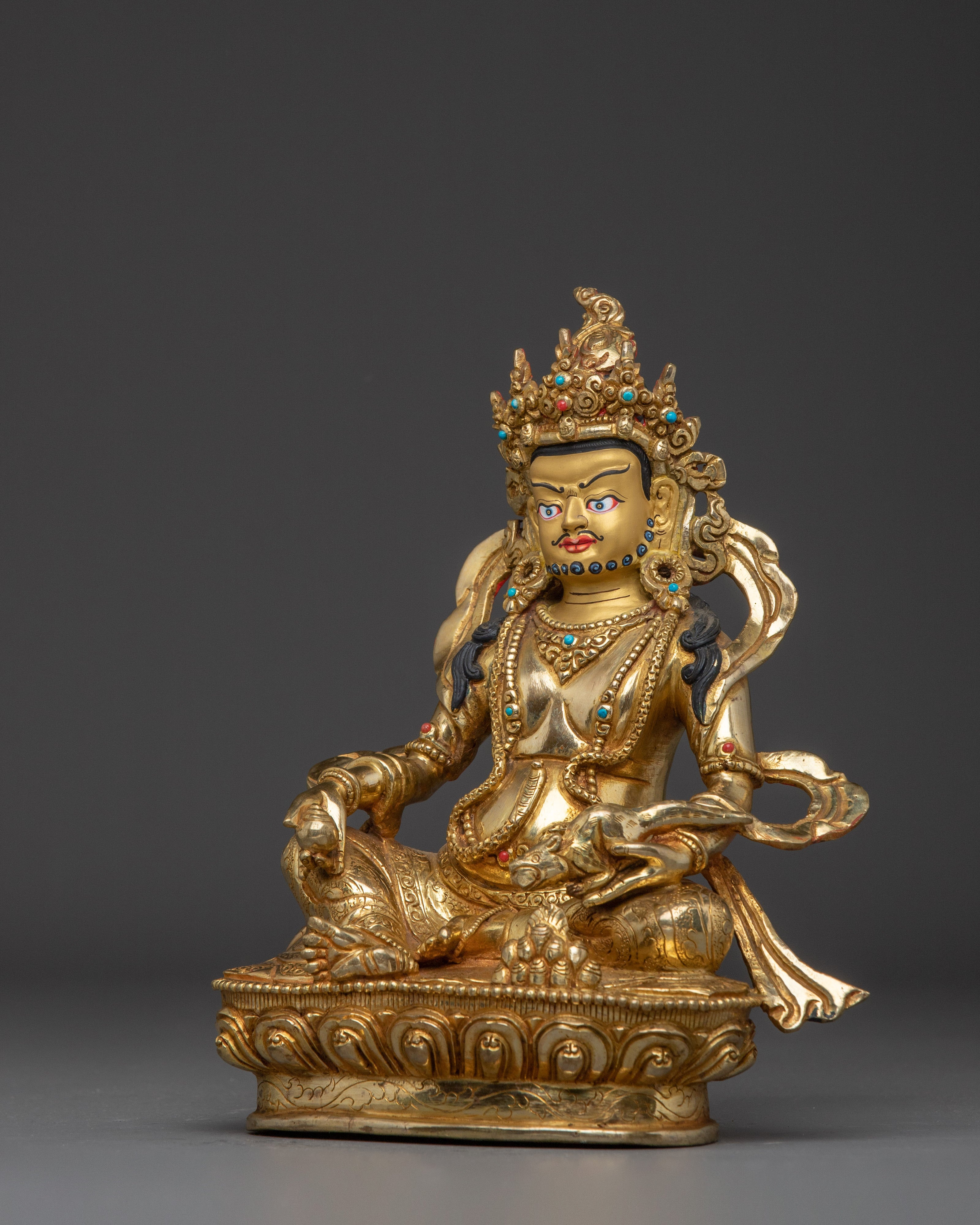 Dzambhala Deity of Wealth Artwork | Lord of Treasure