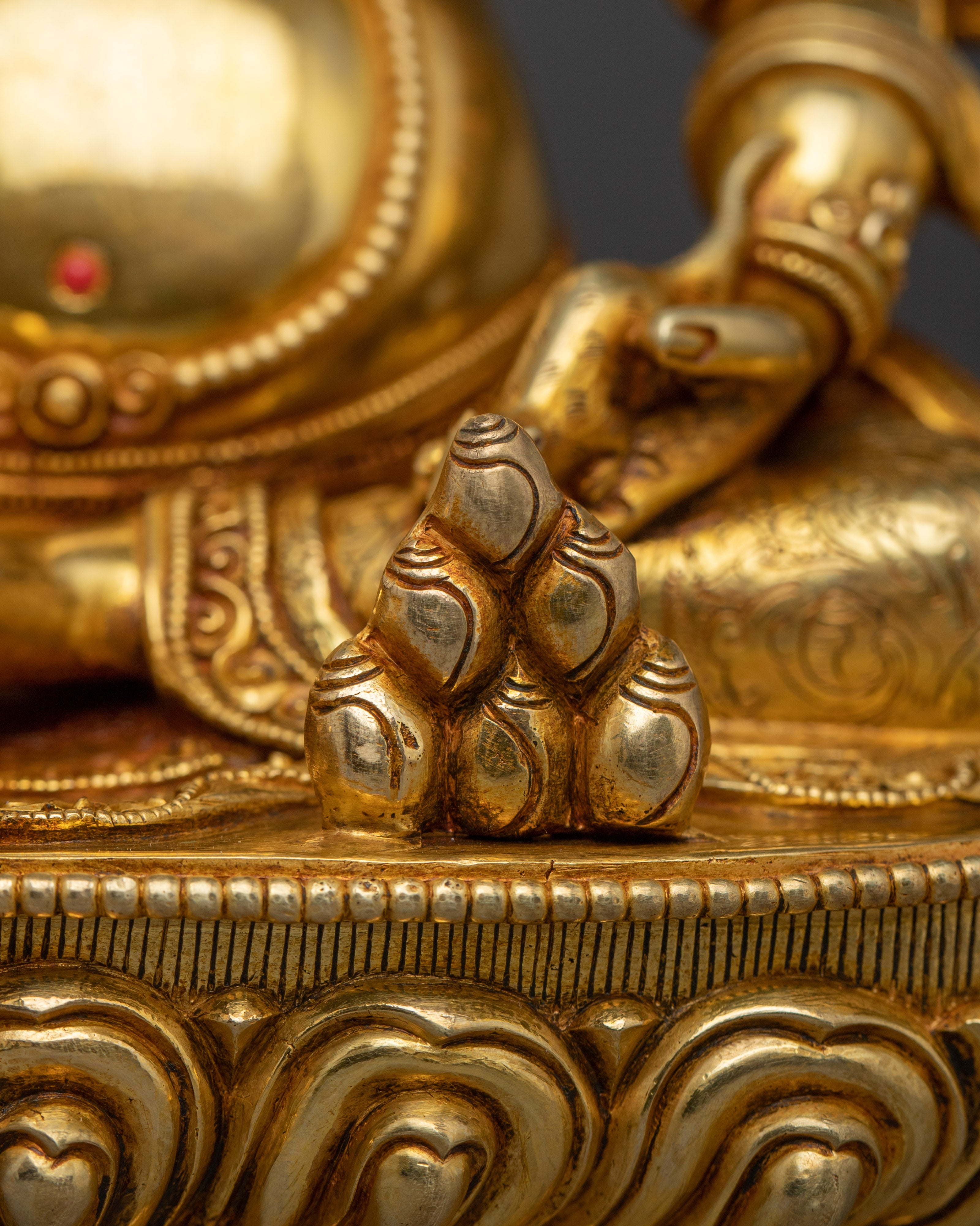 Buddhist Art of Dzambhala | Deity of Generosity and Fortune