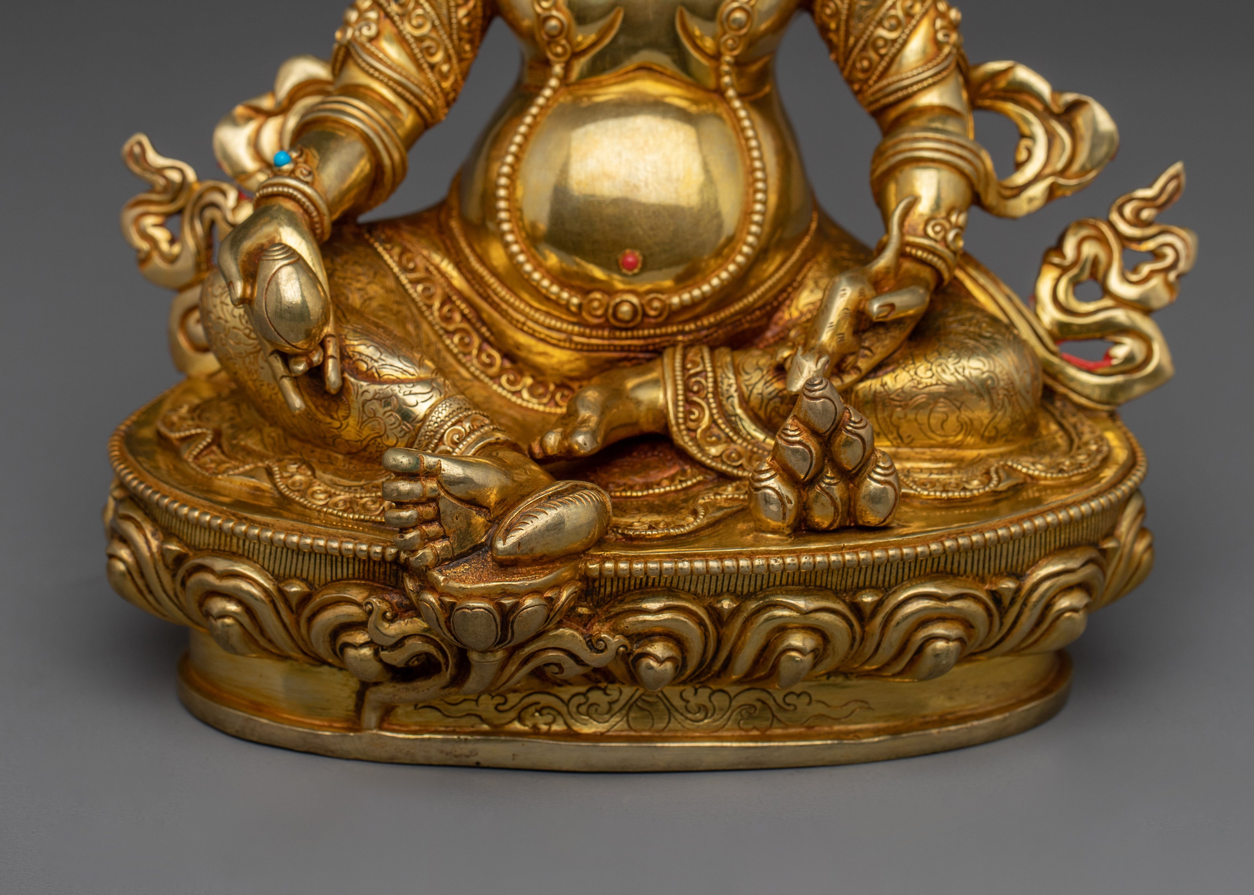 Buddhist Art of Dzambhala | Deity of Generosity and Fortune