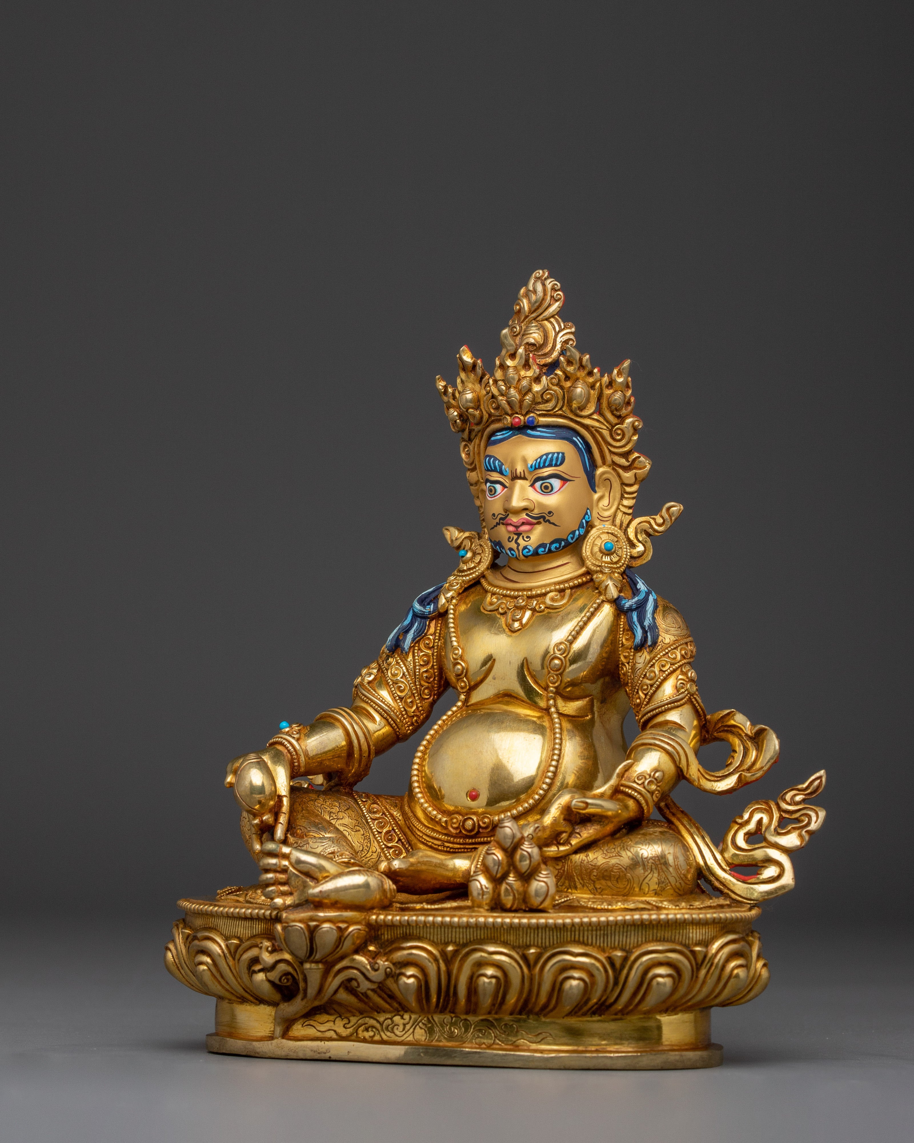 Buddhist Art of Dzambhala | Deity of Generosity and Fortune