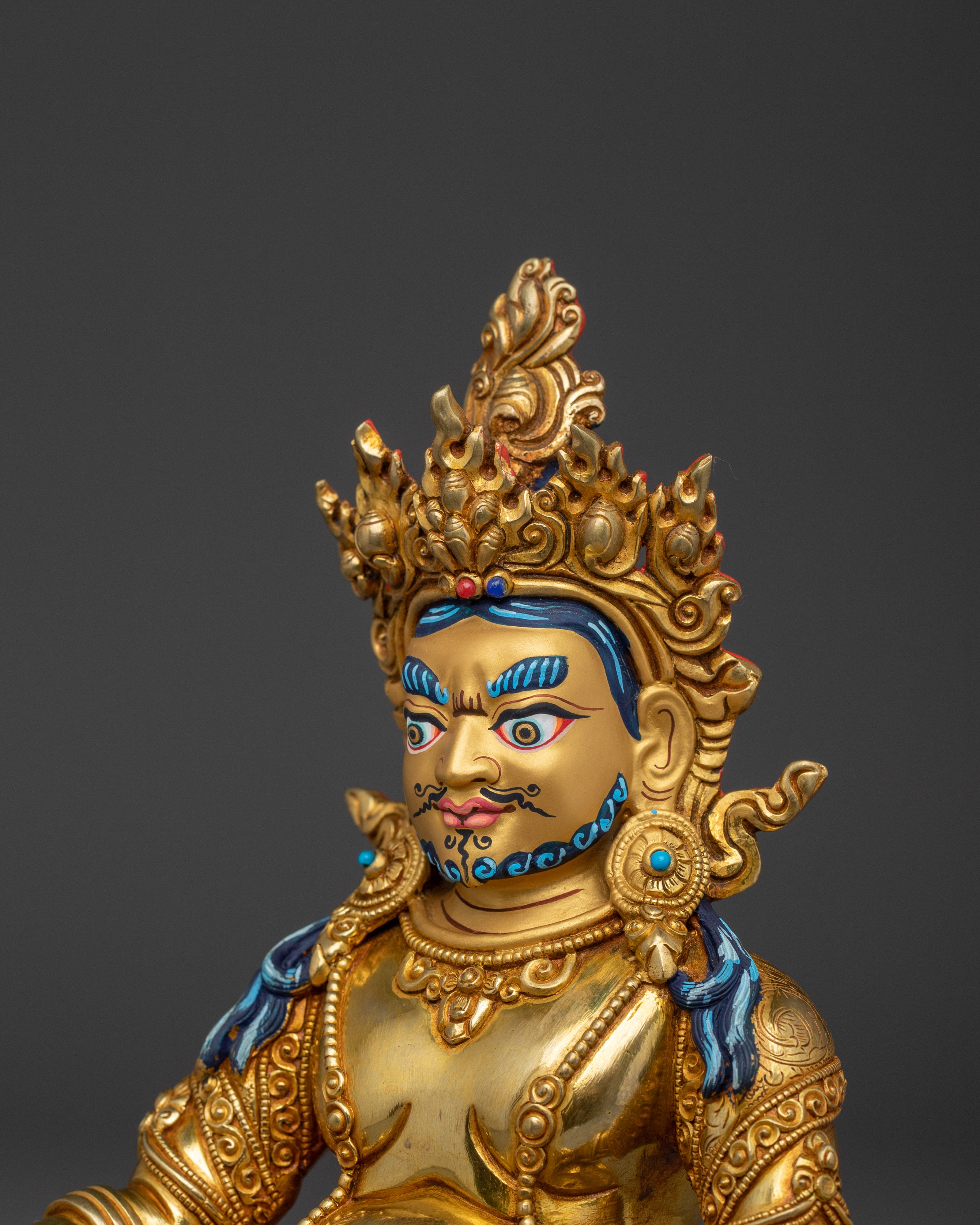 Buddhist Art of Dzambhala | Deity of Generosity and Fortune
