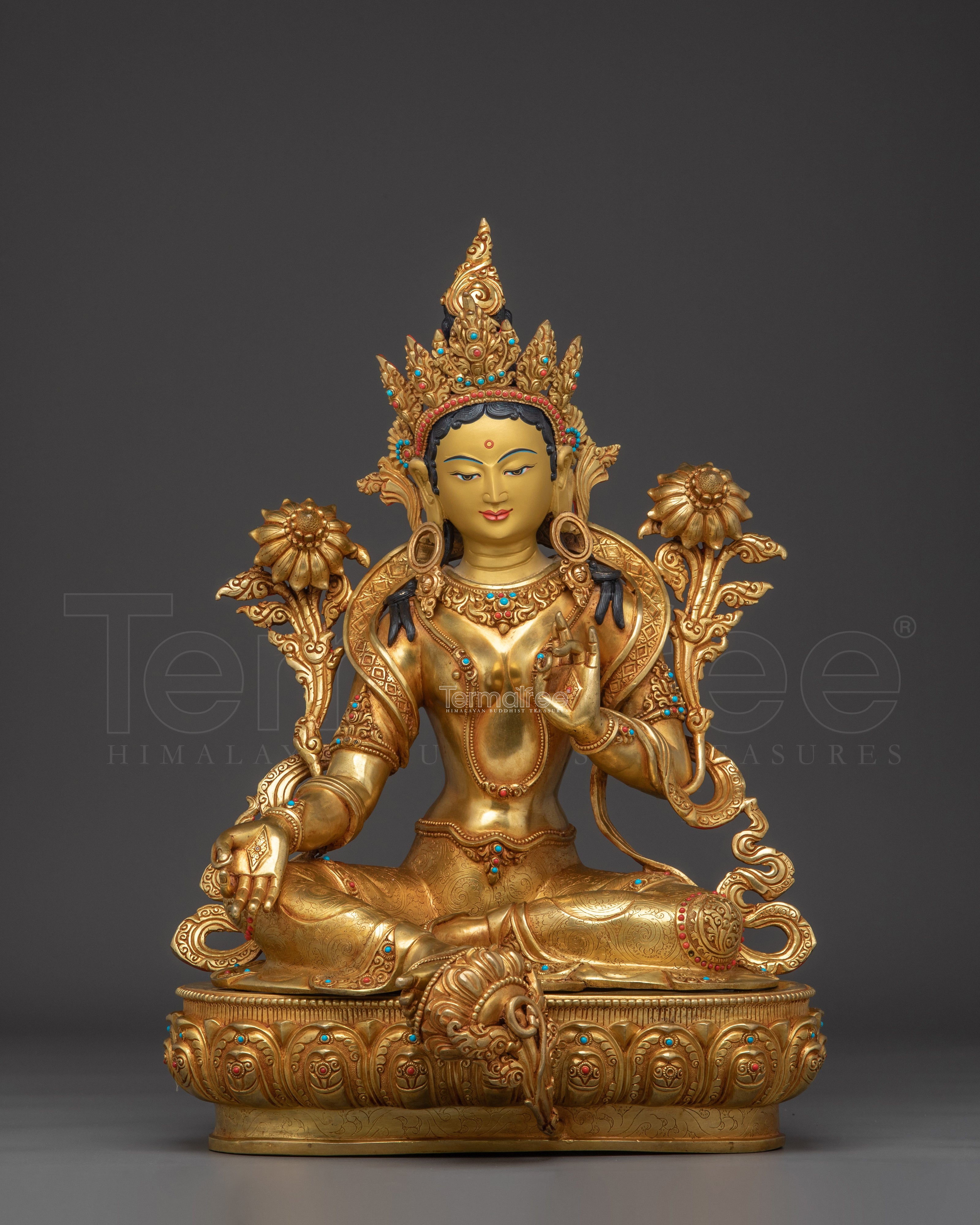 Green Tara Divine Protector Deity | Shyama Tara - Mother of All Buddhas