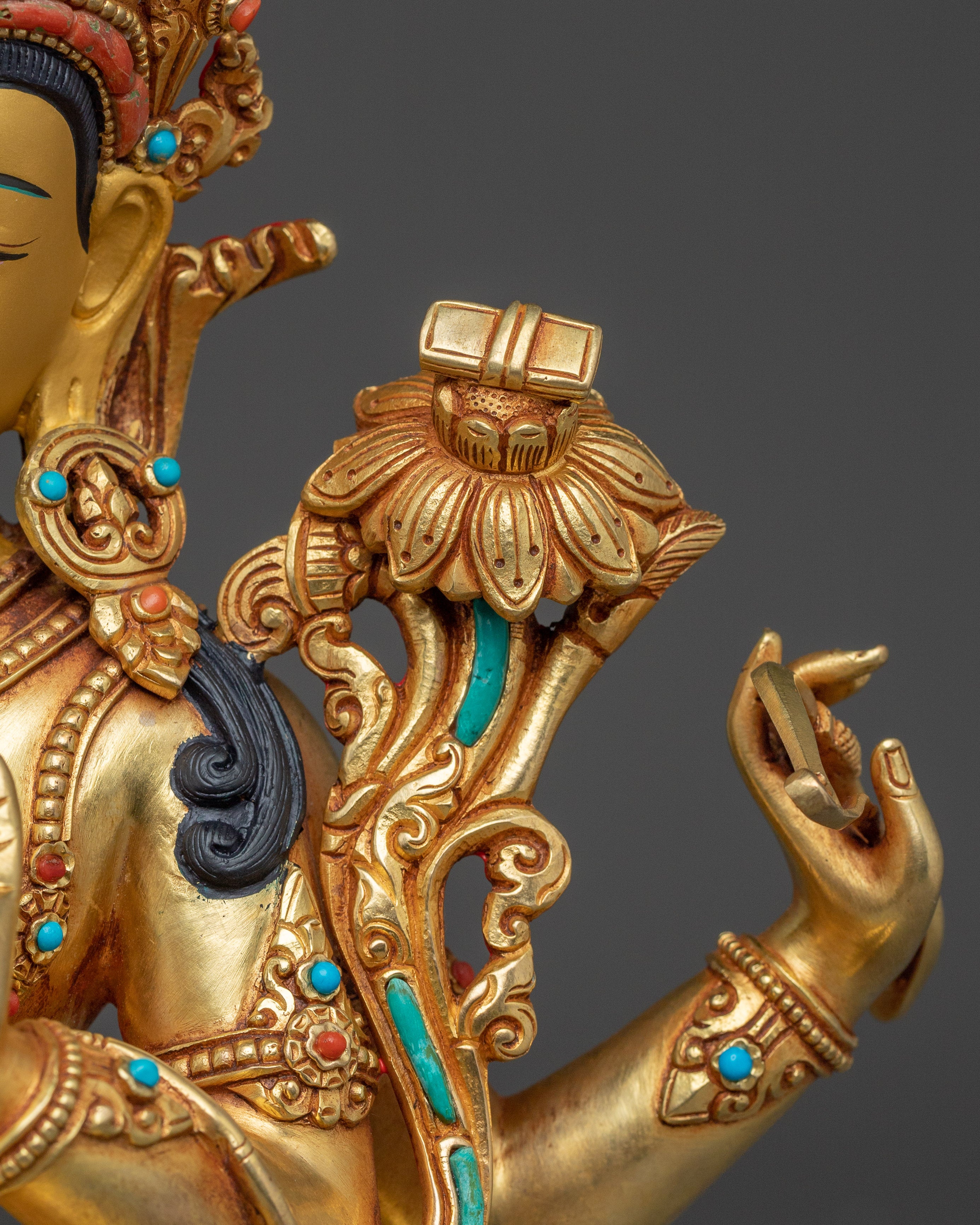 Sculpture of Maha Manjushri | Wisdom Bodhisattva