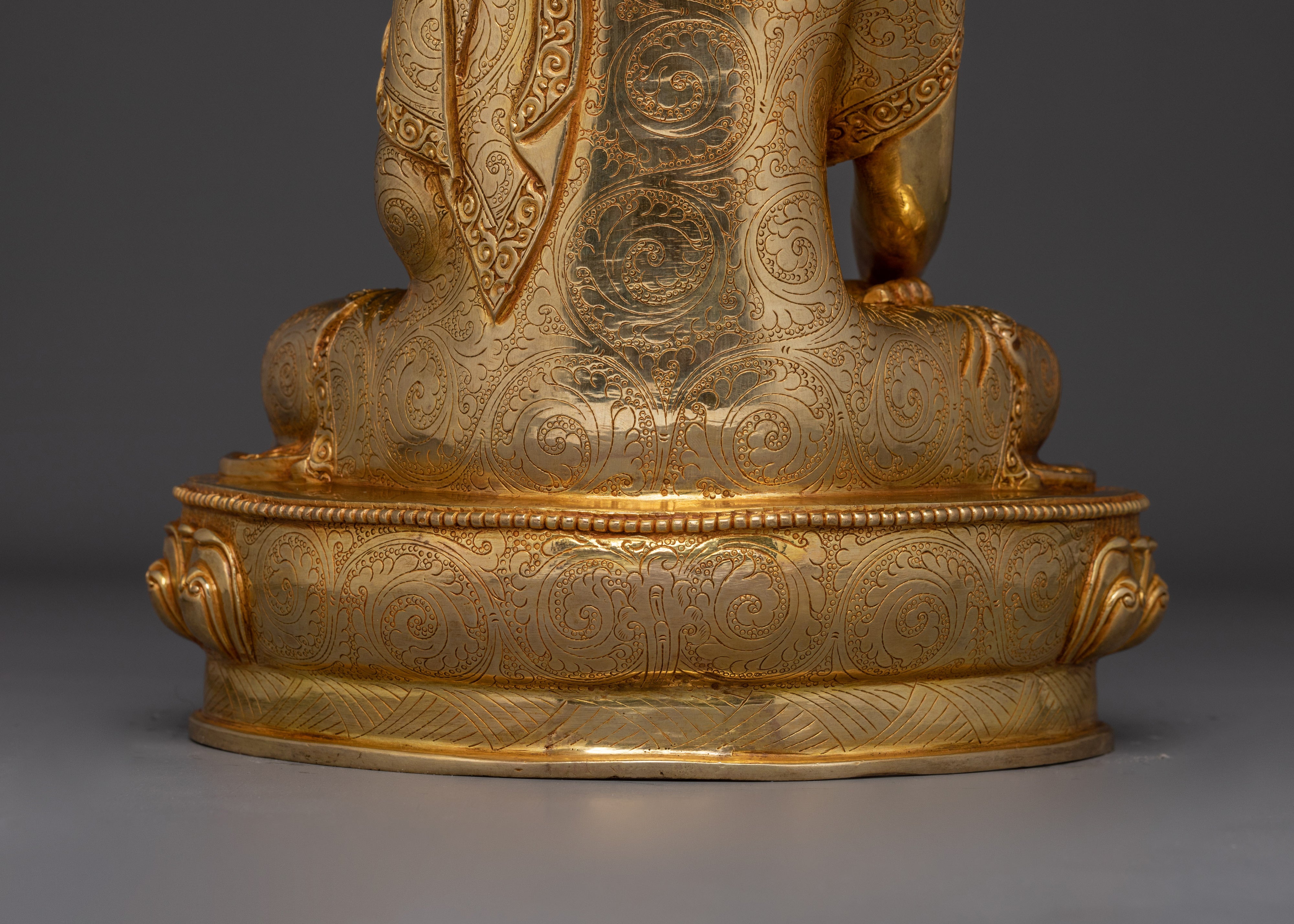Shakyamuni Buddha Copper Statue for Meditation | Enlightened Buddha for Meditation