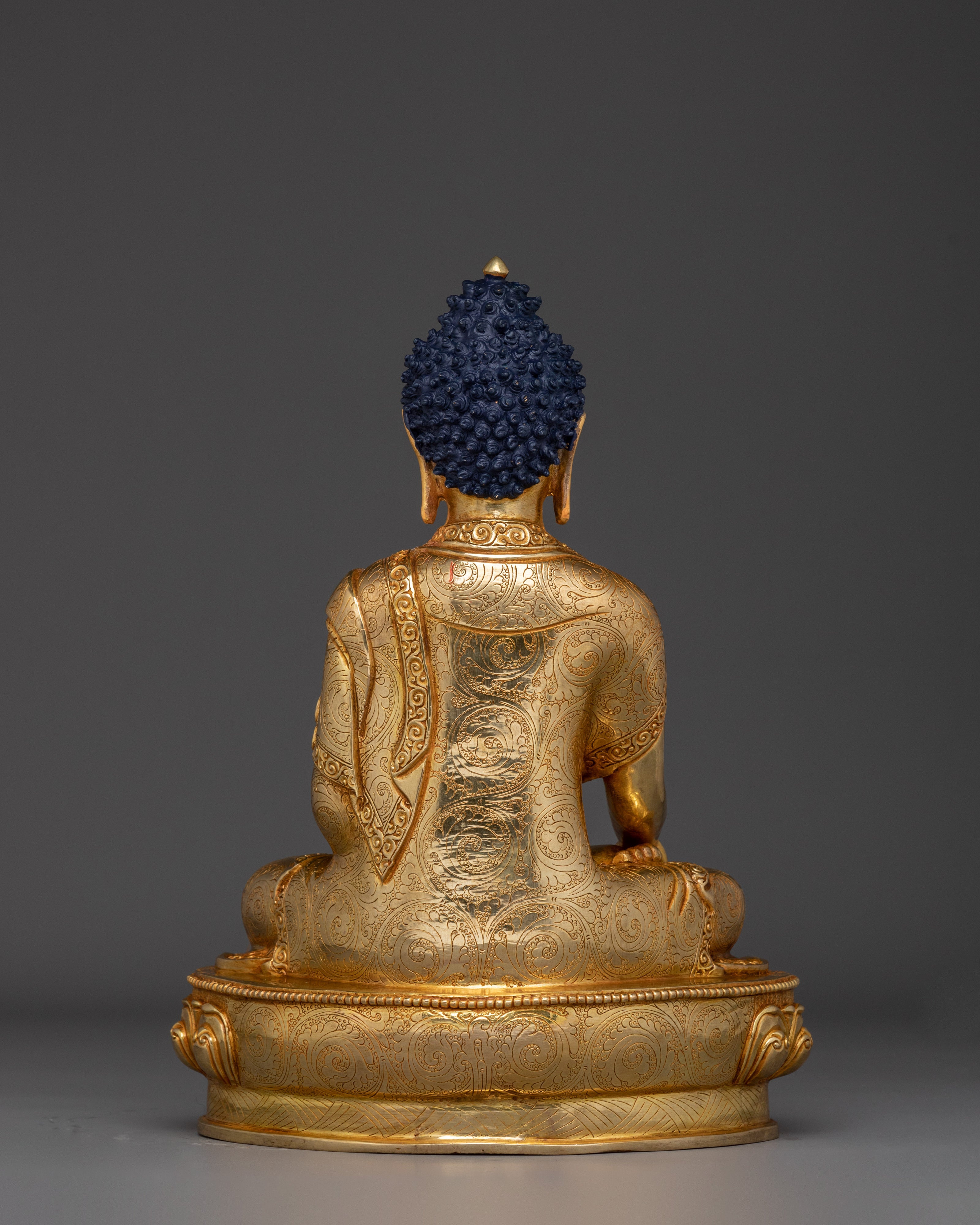 Shakyamuni Buddha Copper Statue for Meditation | Enlightened Buddha for Meditation