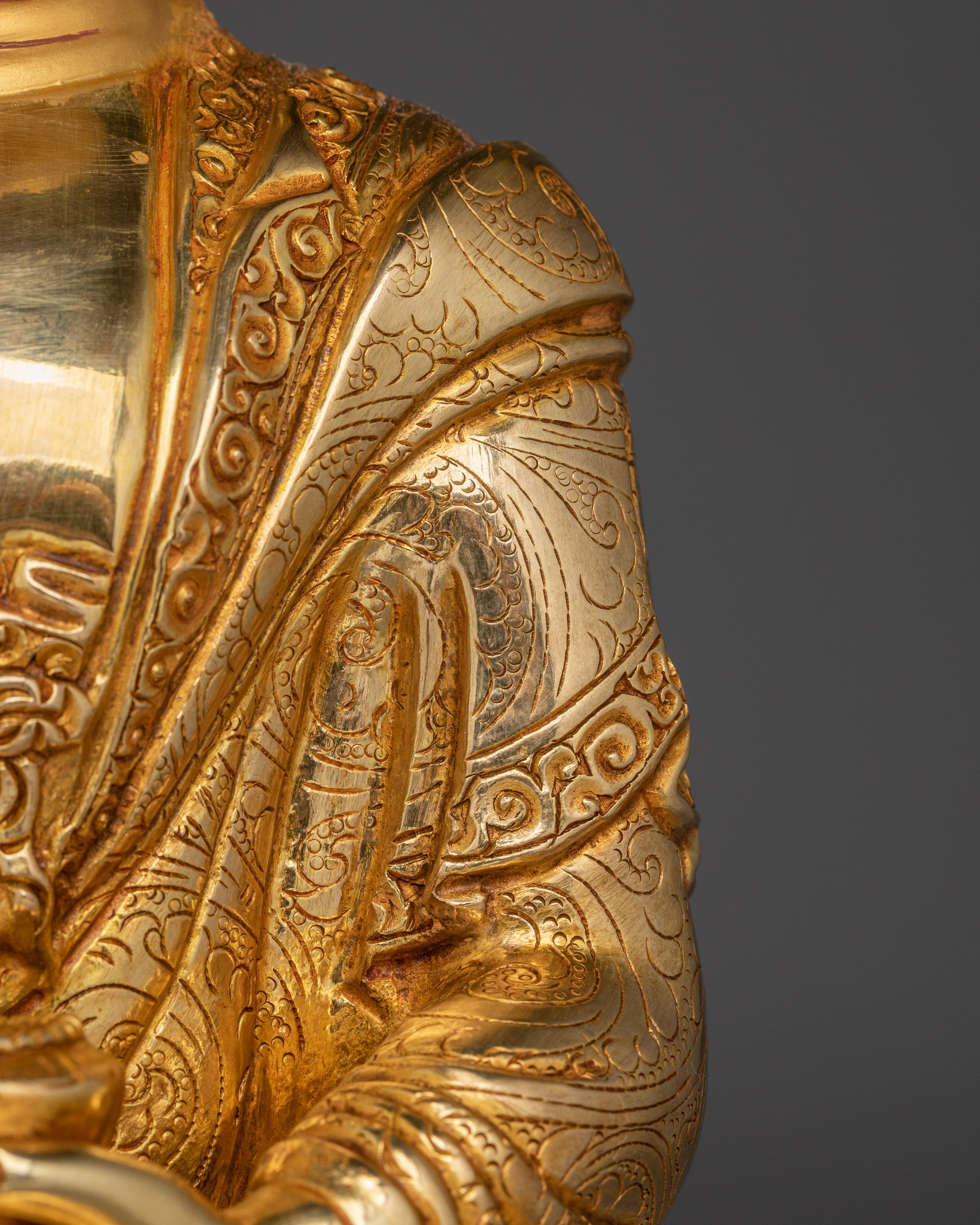 Shakyamuni Buddha Copper Statue for Meditation | Enlightened Buddha for Meditation