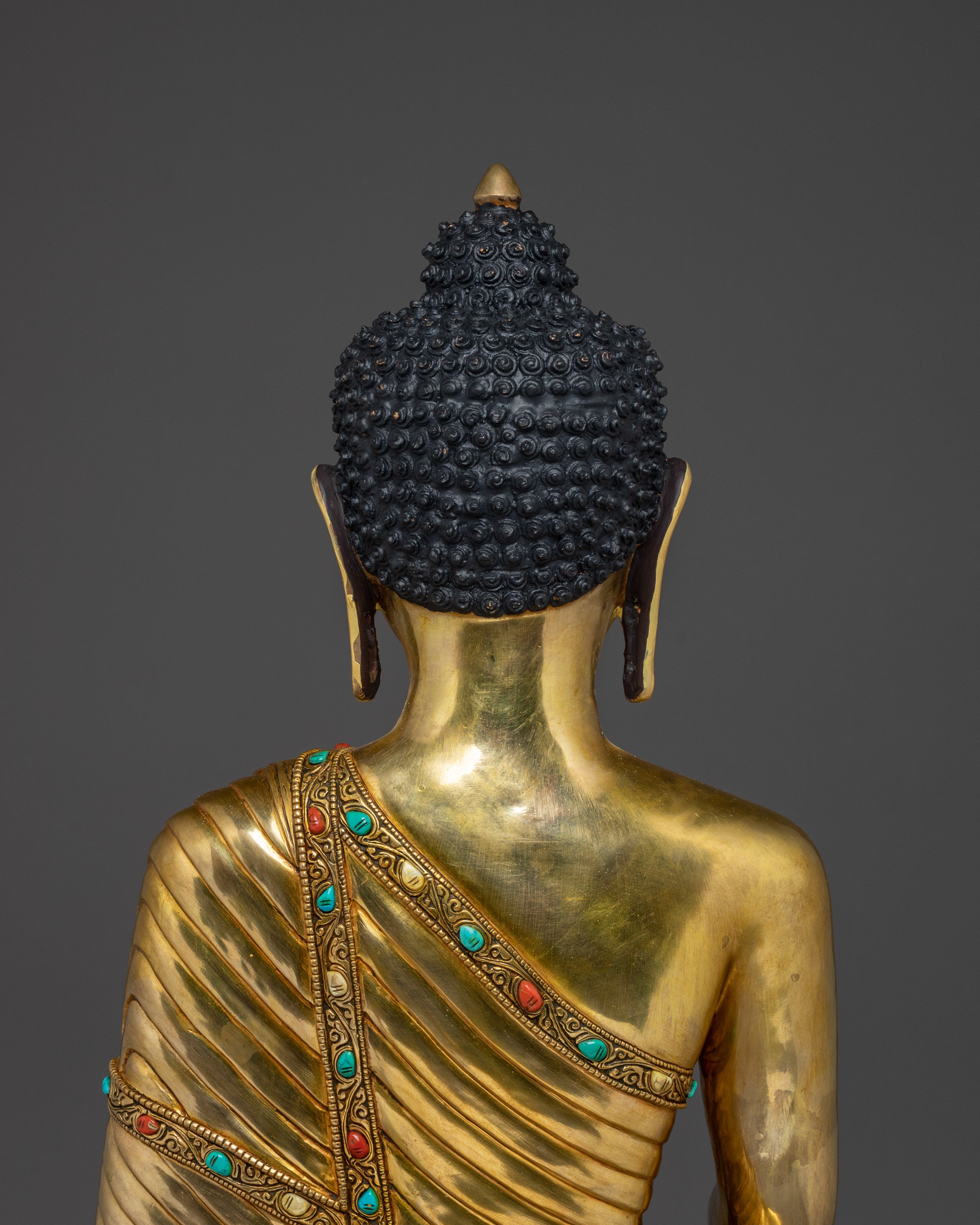 Large Shakyamuni Buddha Statue 30.7” | Enlightened Buddha for Meditation