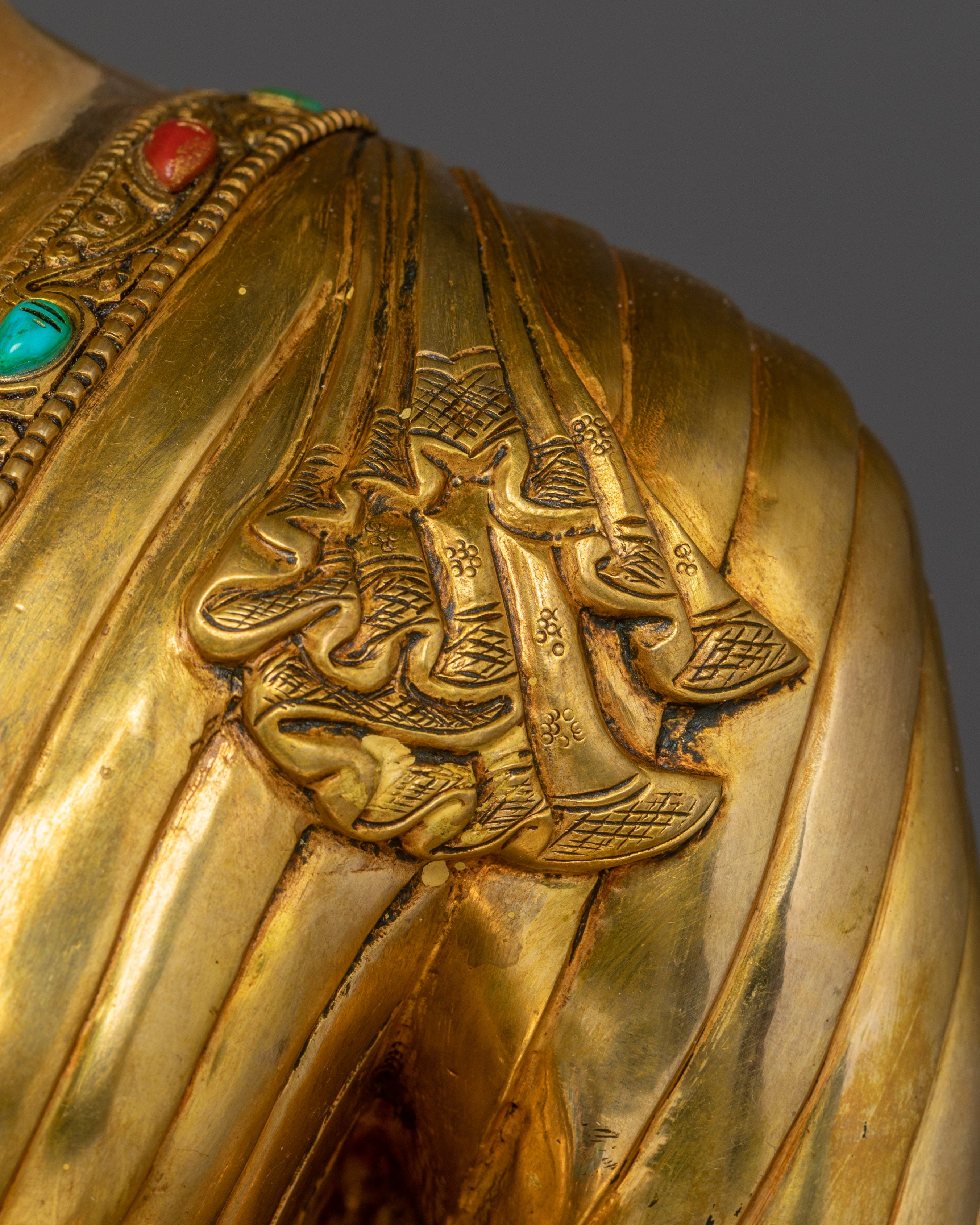 Large Shakyamuni Buddha Statue 30.7” | Enlightened Buddha for Meditation