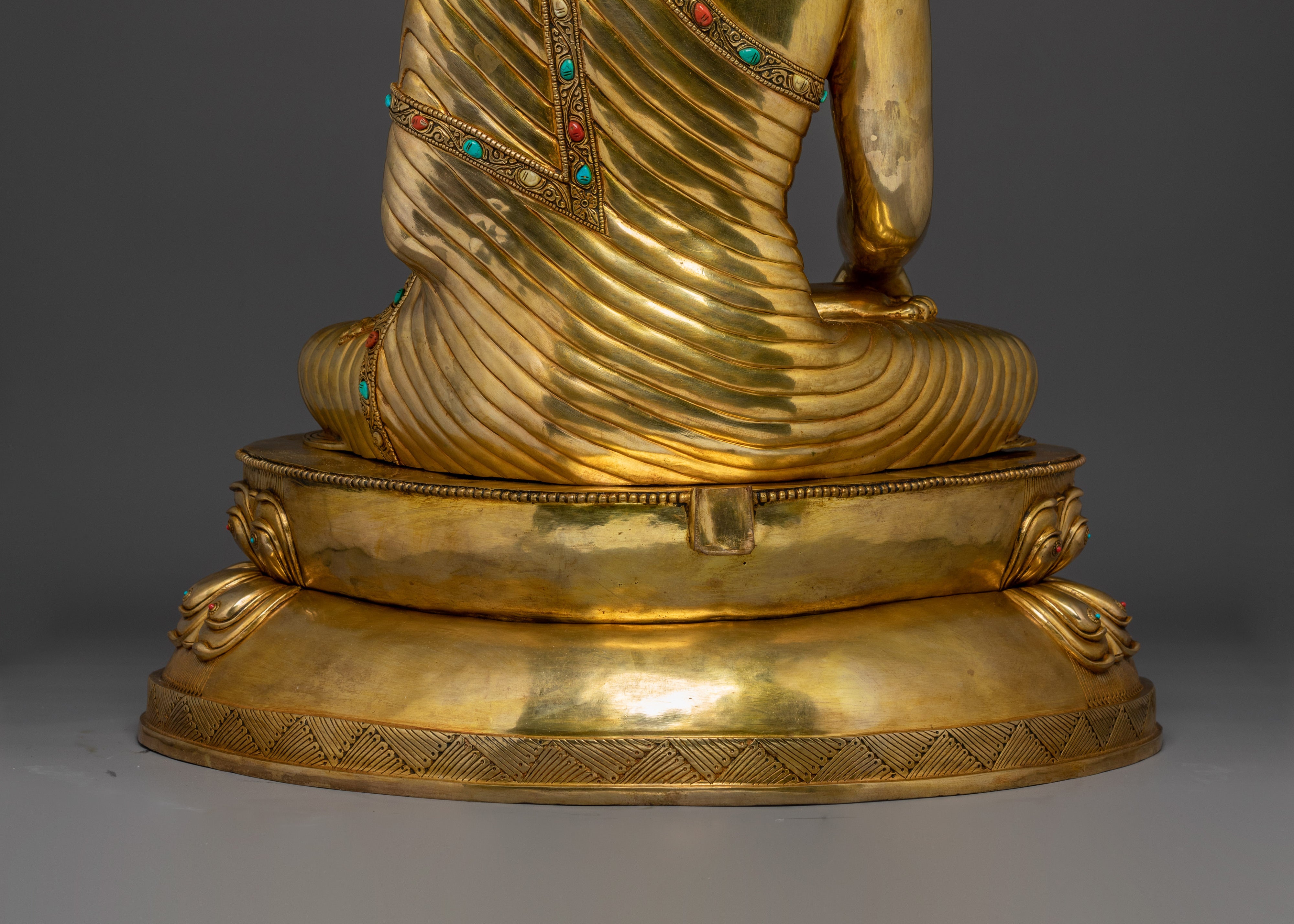 Large Shakyamuni Buddha Statue 30.7” | Enlightened Buddha for Meditation