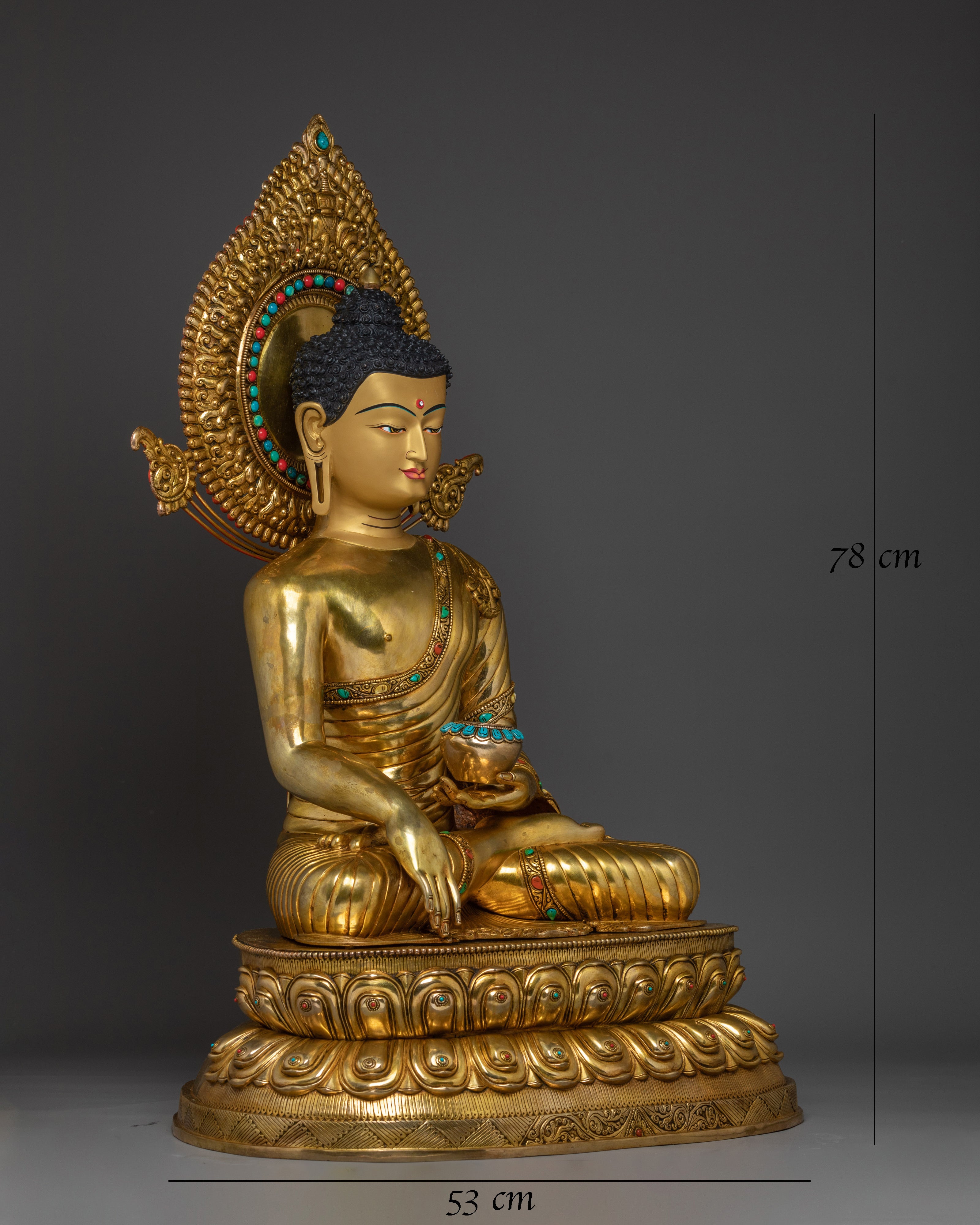 Large Shakyamuni Buddha Statue 30.7” 