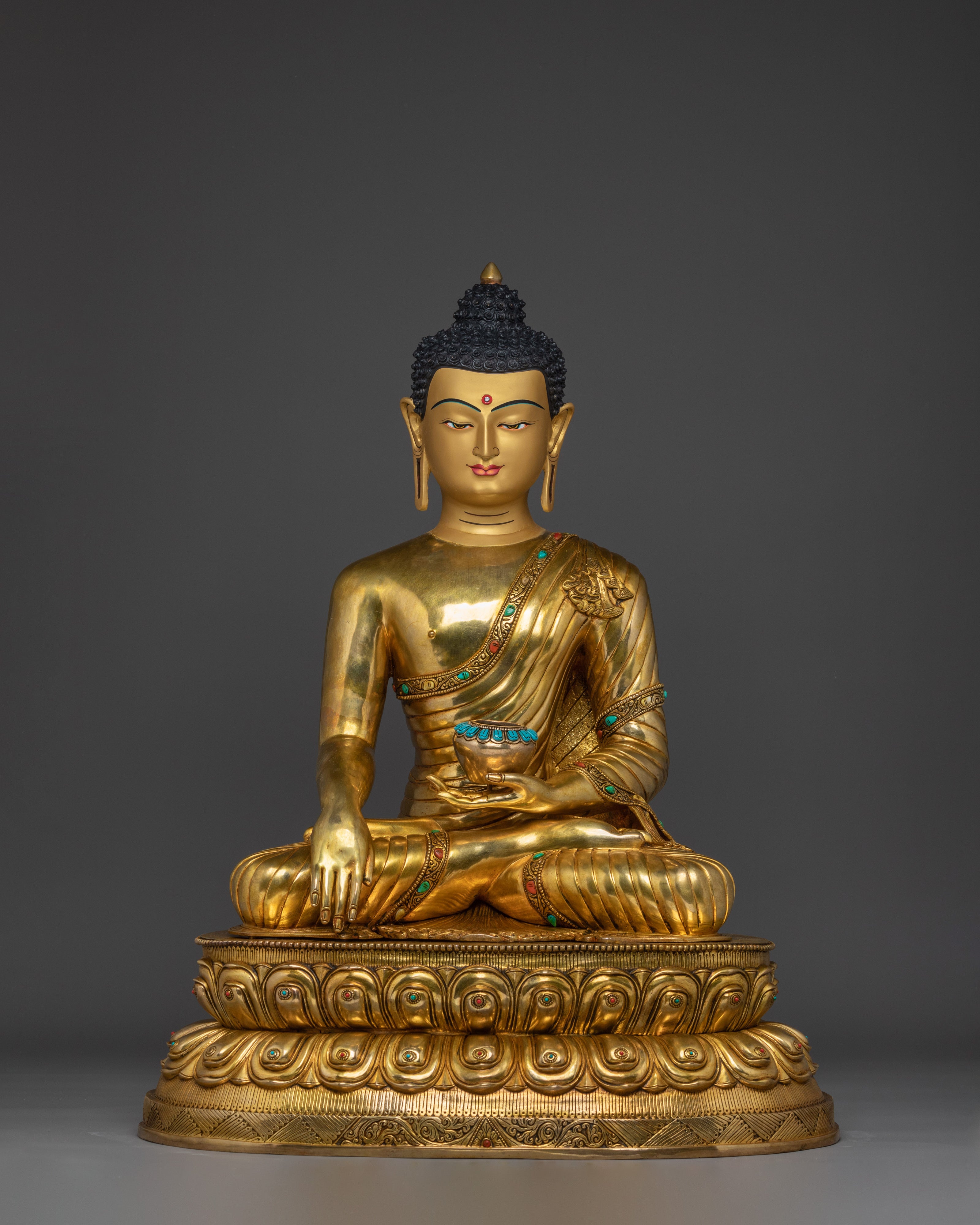 Large Shakyamuni Buddha Statue 30.7” | Enlightened Buddha for Meditation