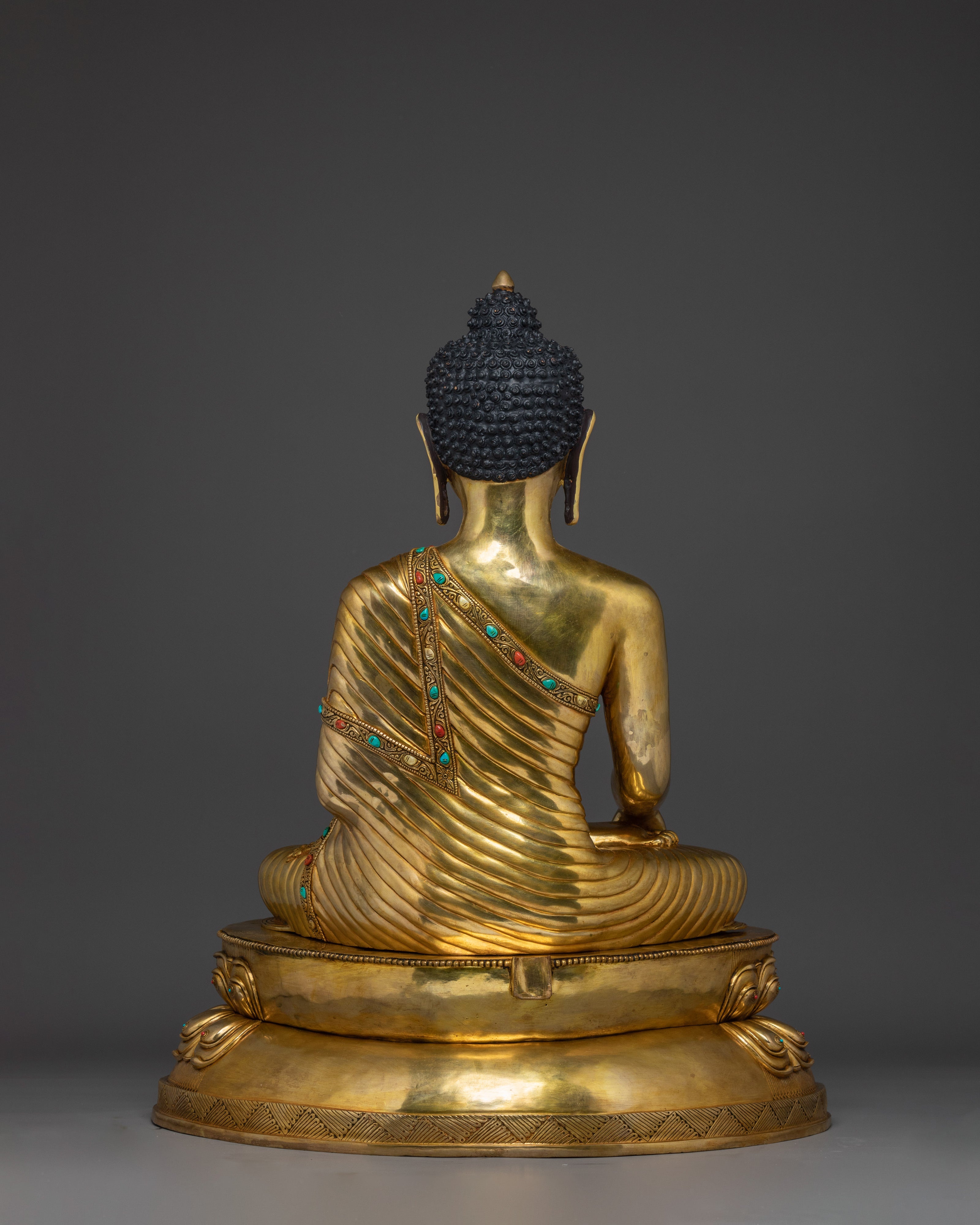 Large Shakyamuni Buddha Statue 30.7” | Enlightened Buddha for Meditation
