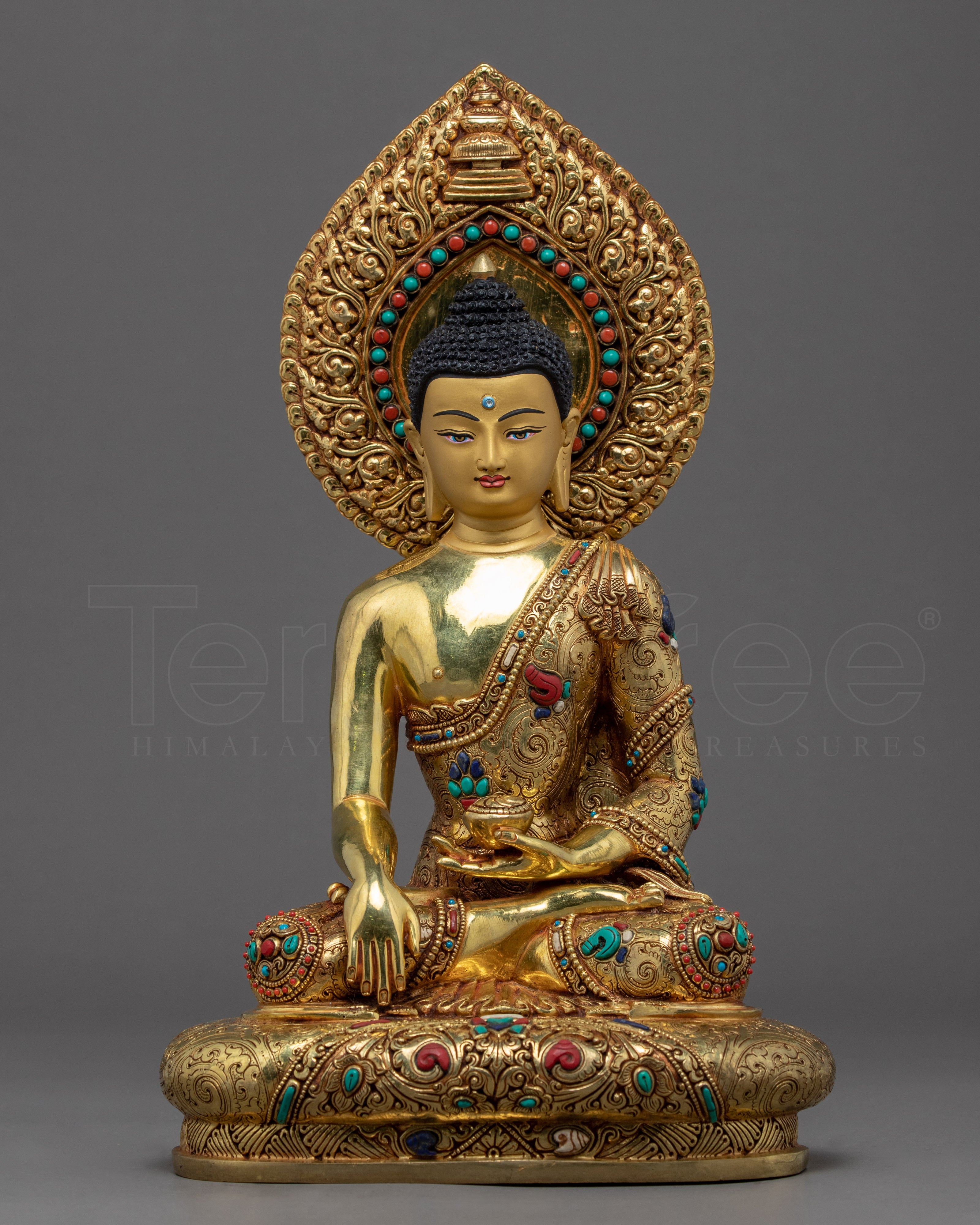 Siddhartha Gautama Enlightenment Statue | Traditional Buddhist Art